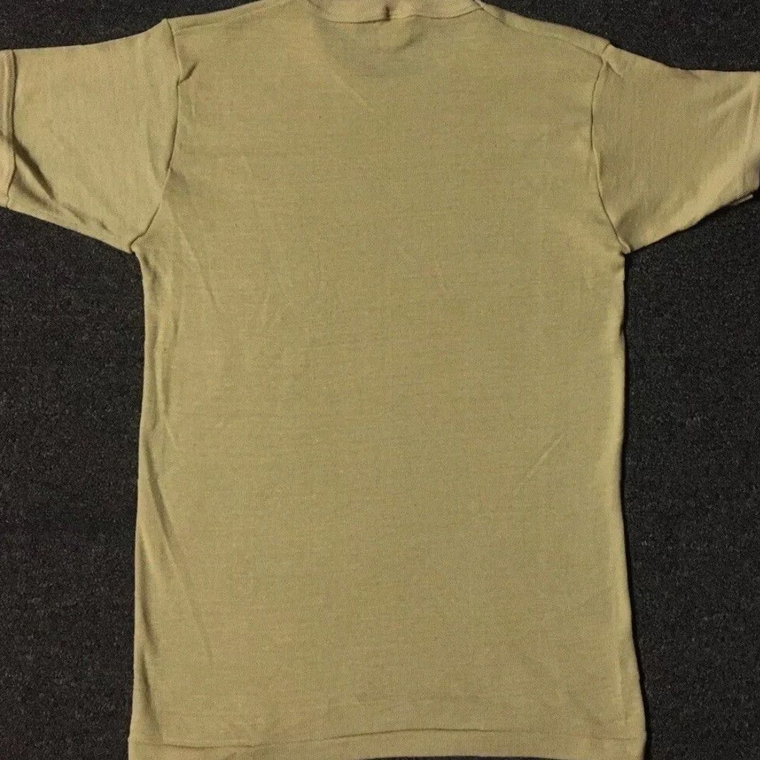 Vintage Vtg 60s 70s Ringer Shirt XS USA Military Army Track Grunge Surf Skate Punk Faded Shirt Men XS Beige USA Vintage 60s 70s Distressed Graphic Tee Size US XS / EU 42 / 0 - 3 Thumbnail