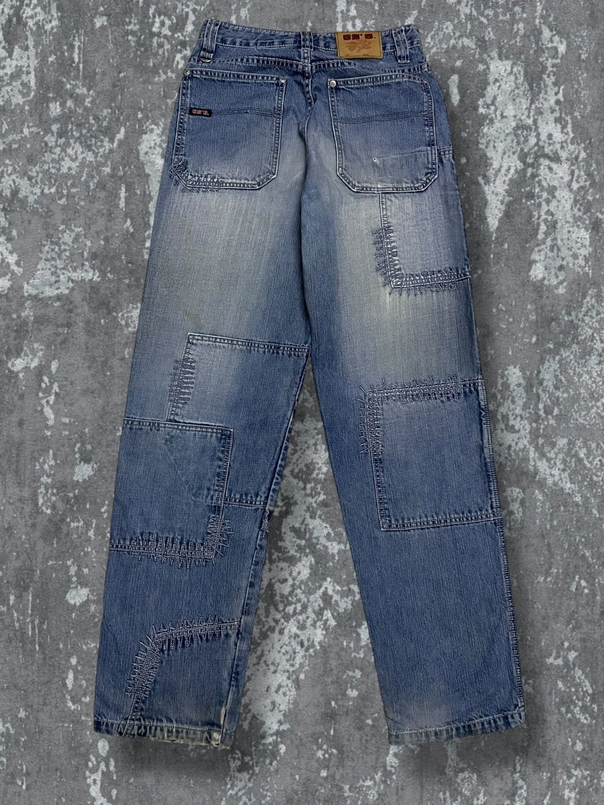 Japanese Brand Vintage Japan Designer 90S Streetwear B.SB Baggy Distressed Size US 28 / EU 44 - 8 Thumbnail