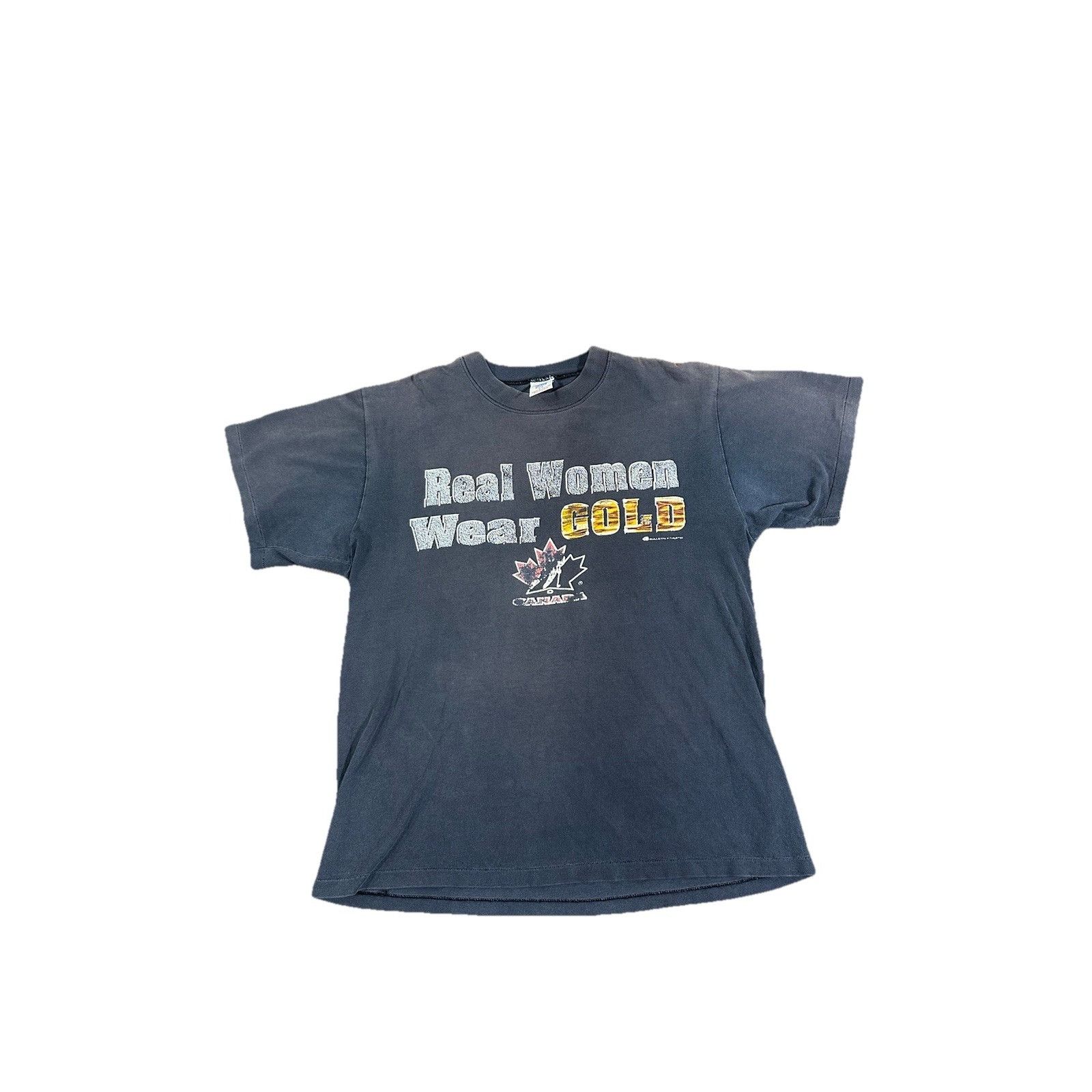 USA Olympics Vintage Team Canada Women’s Hockey T-Shirt Real Women Wear G Size US S / EU 44-46 / 1 - 1 Thumbnail