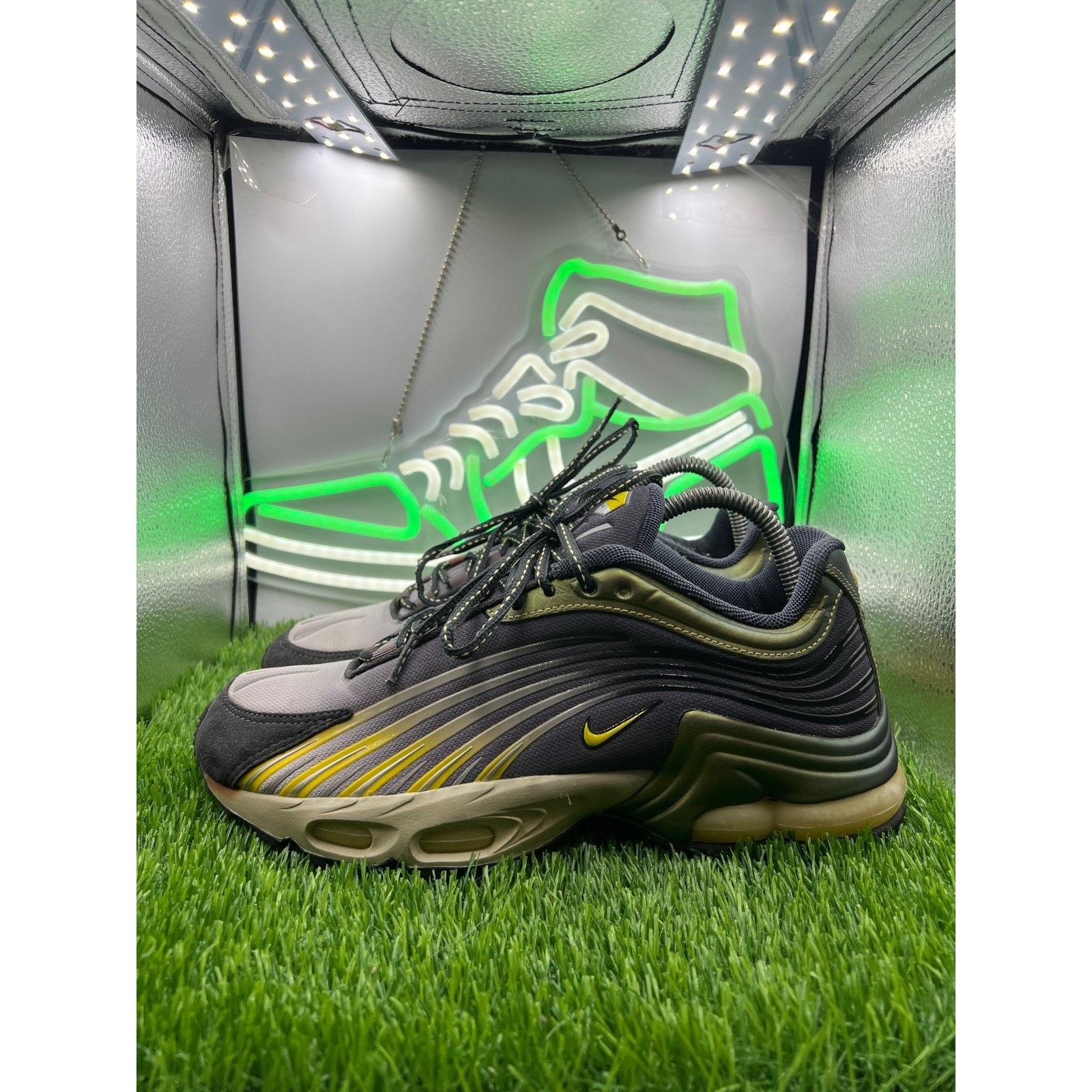Nike Nike Air Max Plus 2 Grey Olive Yellow Mens Size 9 Low Tops Size US 9 / EU 42 - 1 Thumbnail
