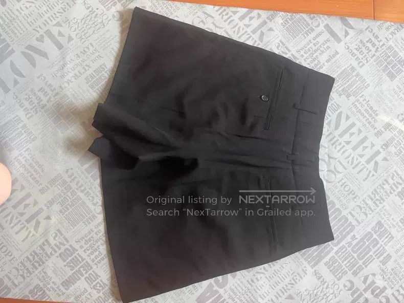Comme des Garcons Comme Des Garcons size S Wool black shorts Size 23" - 4 Thumbnail