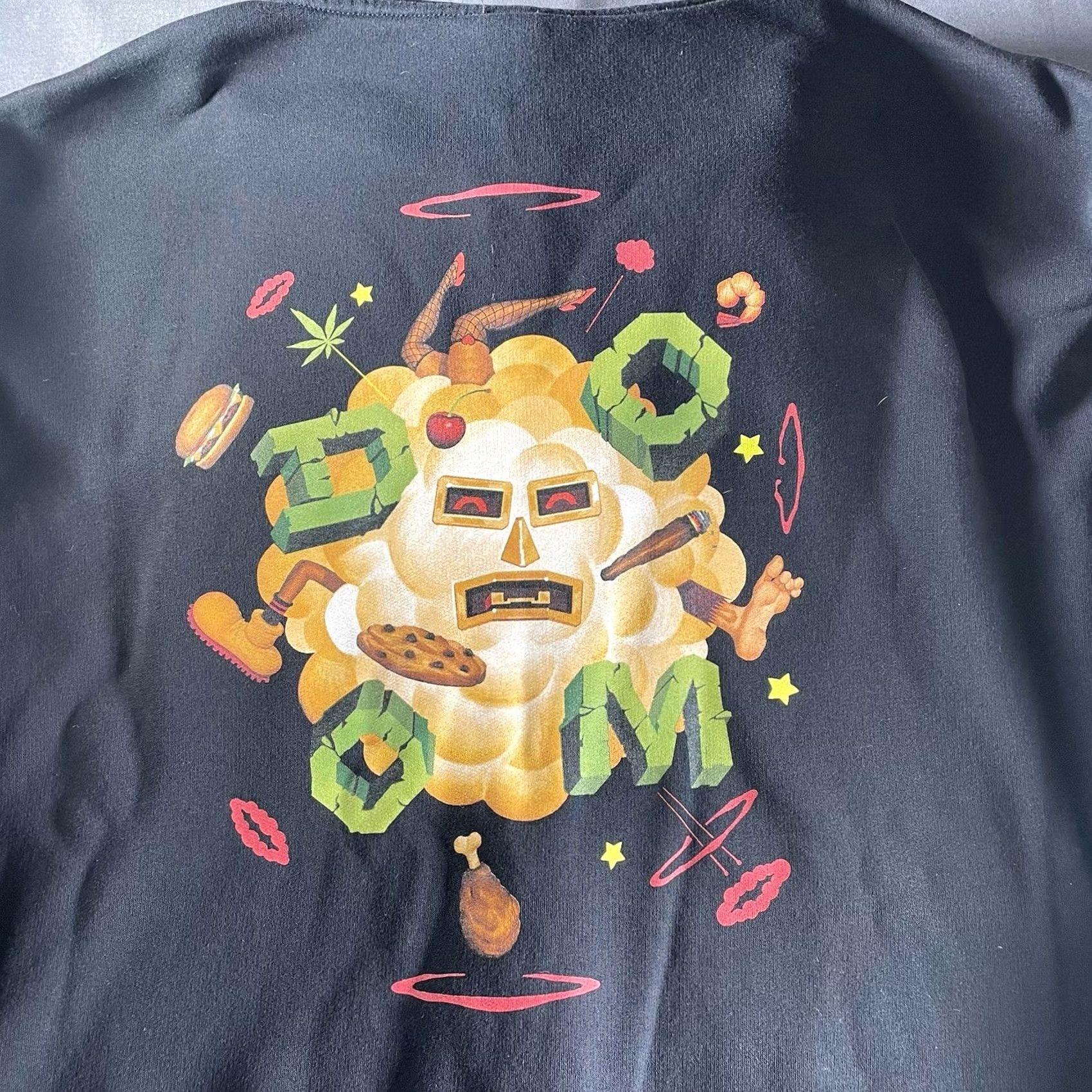 Vintage Gasdrawls MF Doom Hoodie Men’s 3XL Black Zip Up Full Zip Mens Gasdrawls 3XL Doom Rap Hoodie Size US XXL / EU 58 / 5 - 2 Thumbnail