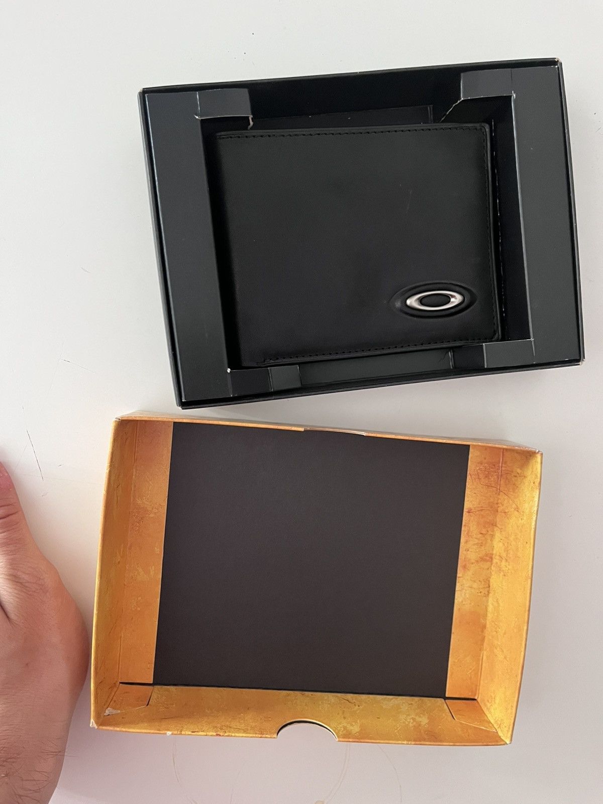 Oakley × Vintage Vintage Oakley wallet and cardholder black 00s