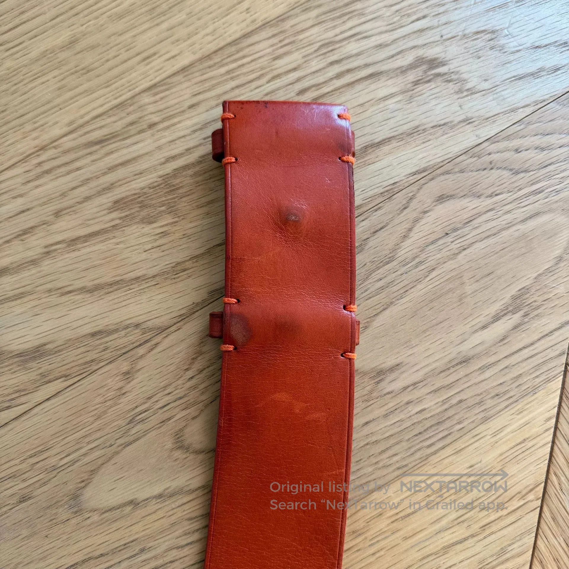 RLX Ralph Lauren Ralph Lauren Thick Leather Belt. Size ONE SIZE - 6 Thumbnail