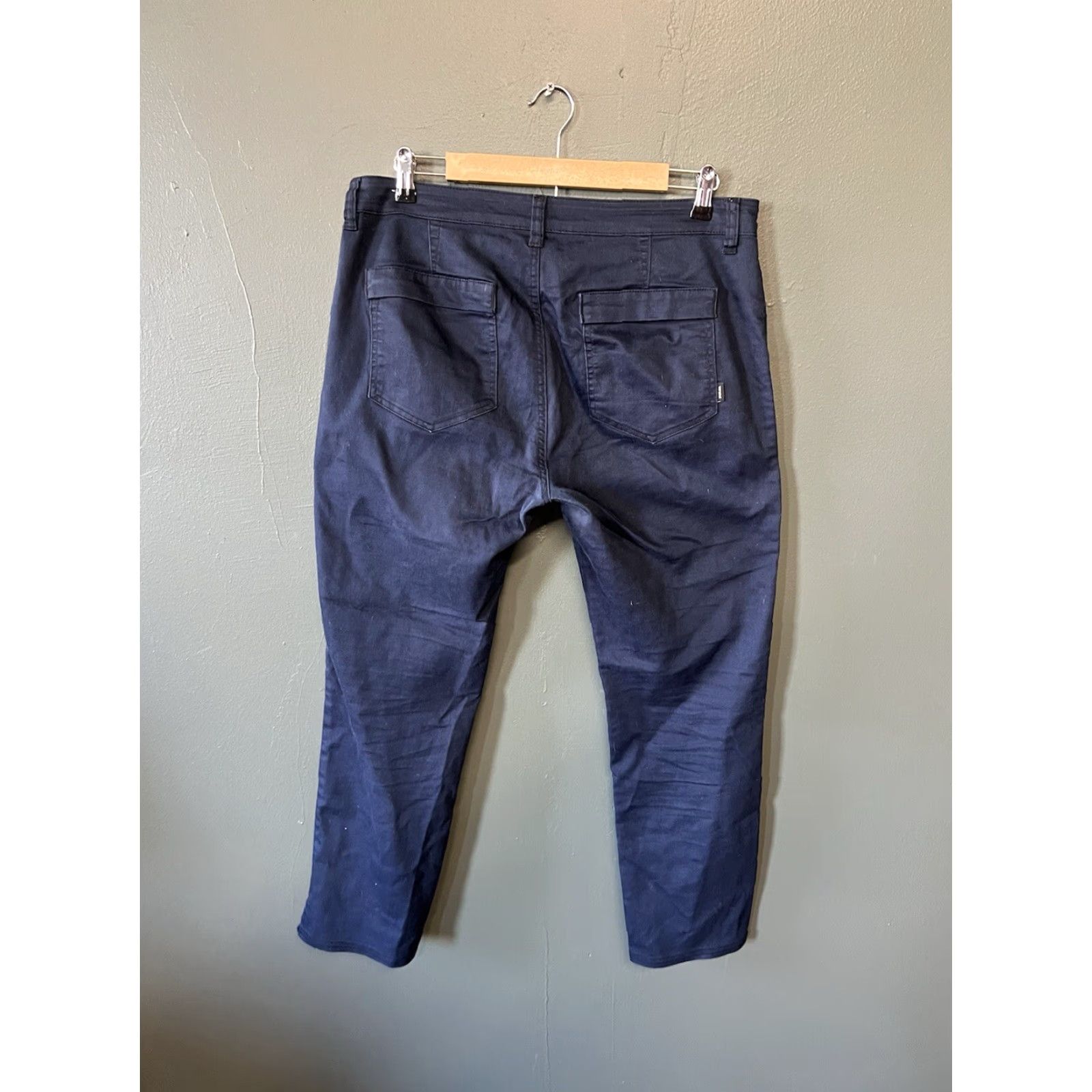 Prana Prana Womens Blue Straight Leg Chino Pants Size 12 Regular Size 34" / US 12 / IT 48 - 2 Thumbnail