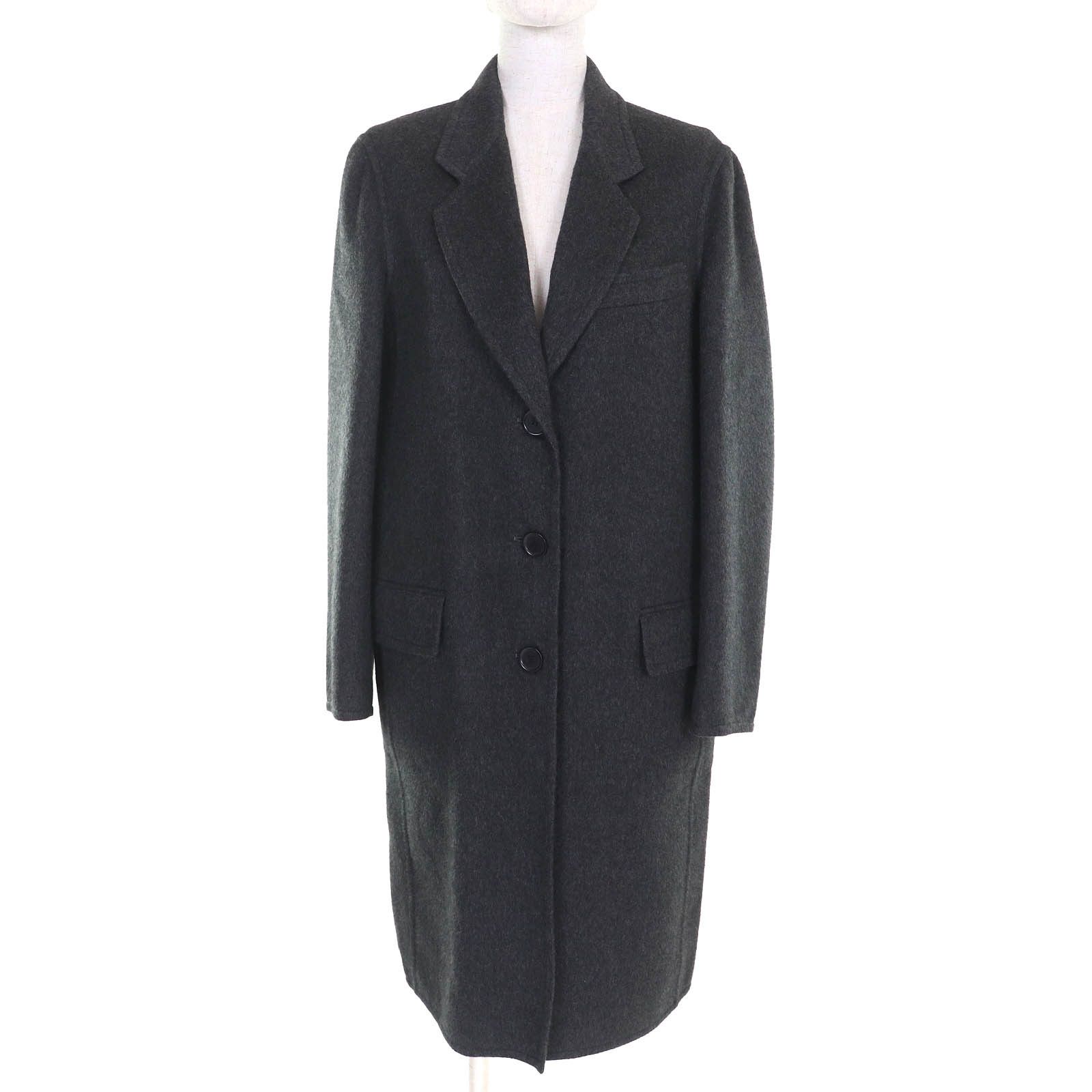 Hermes Hermes Hermes Chester Cashmere Coat Leather Outerwear DUTY FREE for USA Size ONE SIZE - 1 Thumbnail