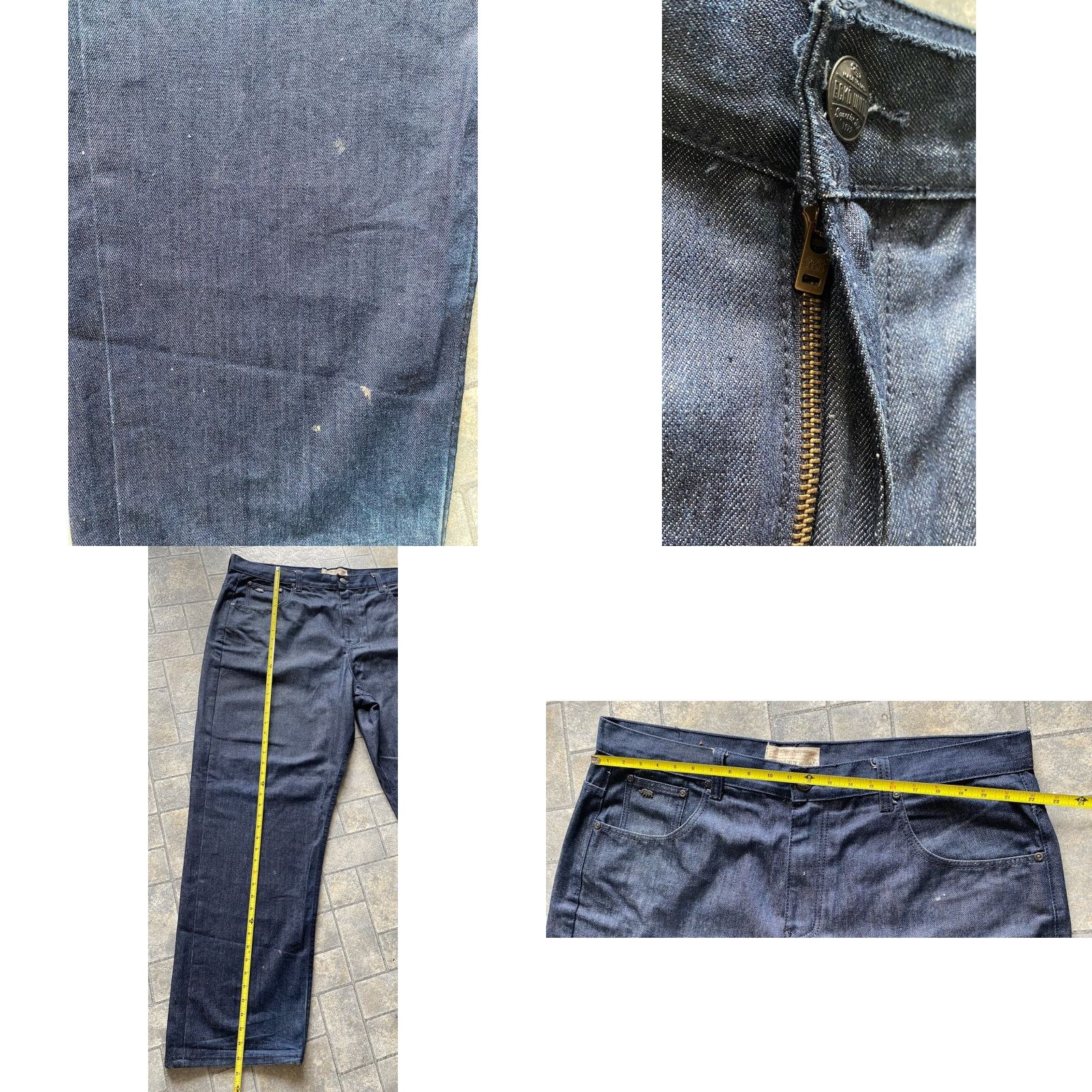 Ecko Unltd. VINTAGE Ecko Unltd. Jeans Pants Dark Blue Relaxed Fit 44B 1972 5-Pocket Denim VTG Mens Size US 44 / EU 60 - 8 Thumbnail