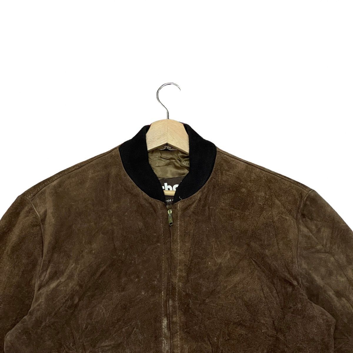 Schott Vintage Schott NYC Made in USA Suede Leather Bomber Jacket Size US M / EU 48-50 / 2 - 6 Thumbnail