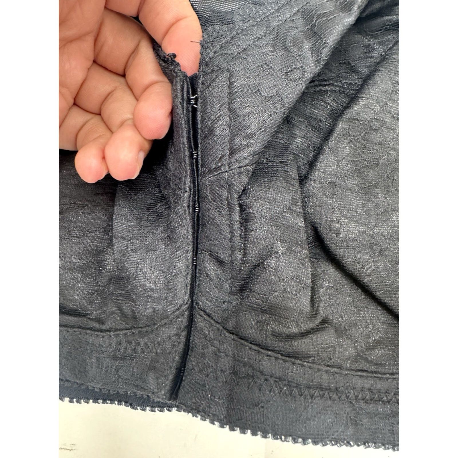 Vintage Plusform Instant Shaping Bra 42D Front Closure No Wire Black NWTs 1628 Womens Adjustable Strap Size ONE SIZE - 2 Thumbnail