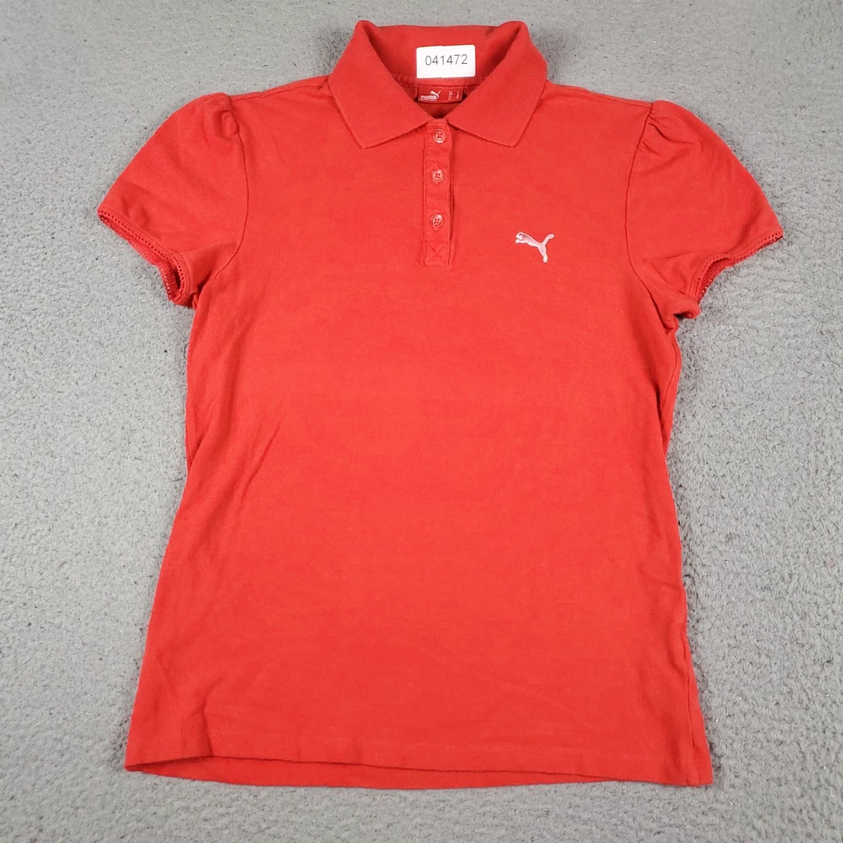 Puma PUMA Polo Shirt Womens Size M Red Casual Short Sleeve Golf Size M / US 6-8 / IT 42-44 - 2 Thumbnail