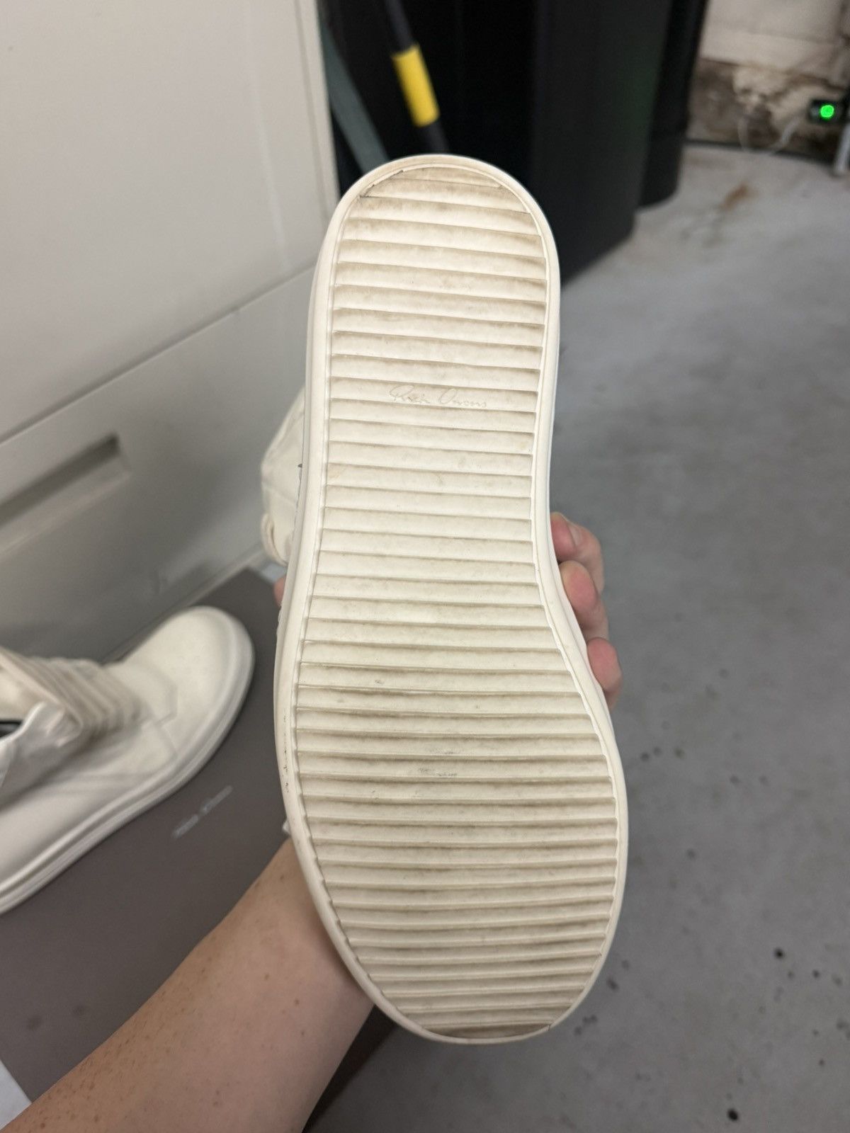 Rick Owens Rick Owens Milk White Geo Basket Size US 8 / EU 41 - 3 Thumbnail