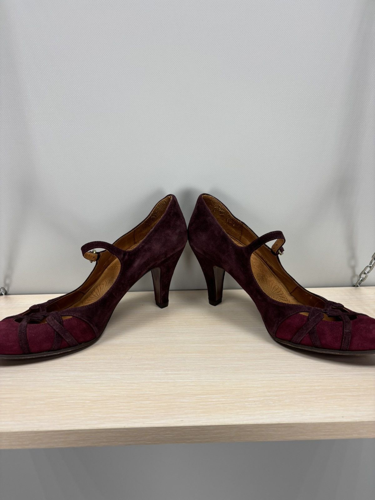 Other Womens heels Chie Mihara Size 40 Color Burgundy Size US 10 / IT 40 - 6 Thumbnail