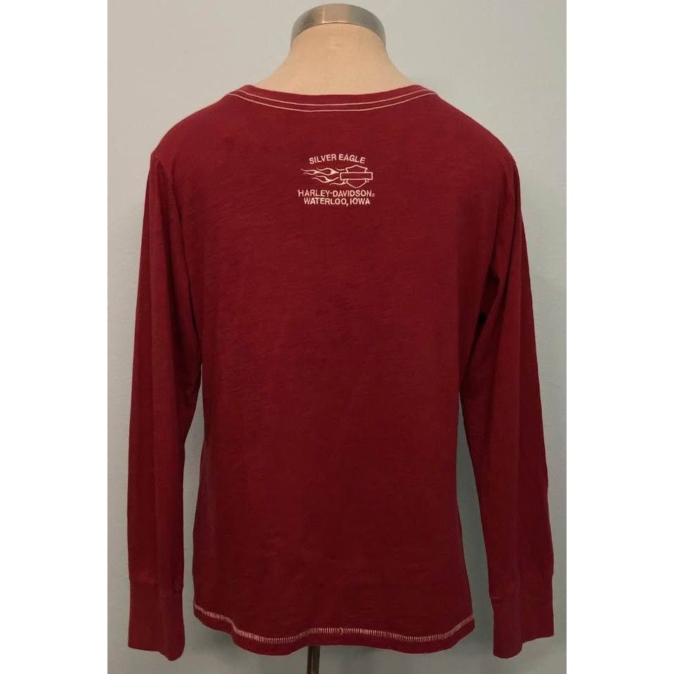 Harley Davidson Harley Davidson Shirt Large Women Embroidered Design Size L / US 10 / IT 46 - 3 Thumbnail