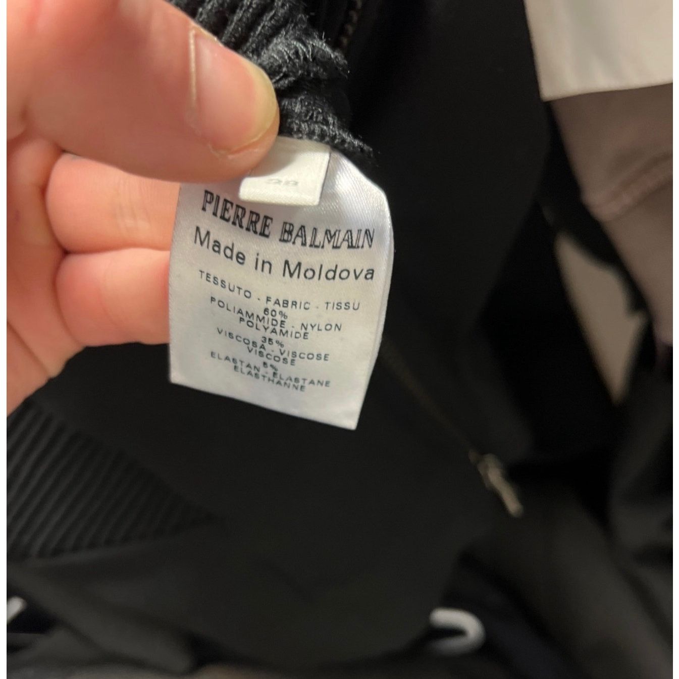 Pierre Balmain NWOT Pierre Balmain Black Bodycon Dress EU38 M Size S / US 4 / IT 40 - 6 Thumbnail