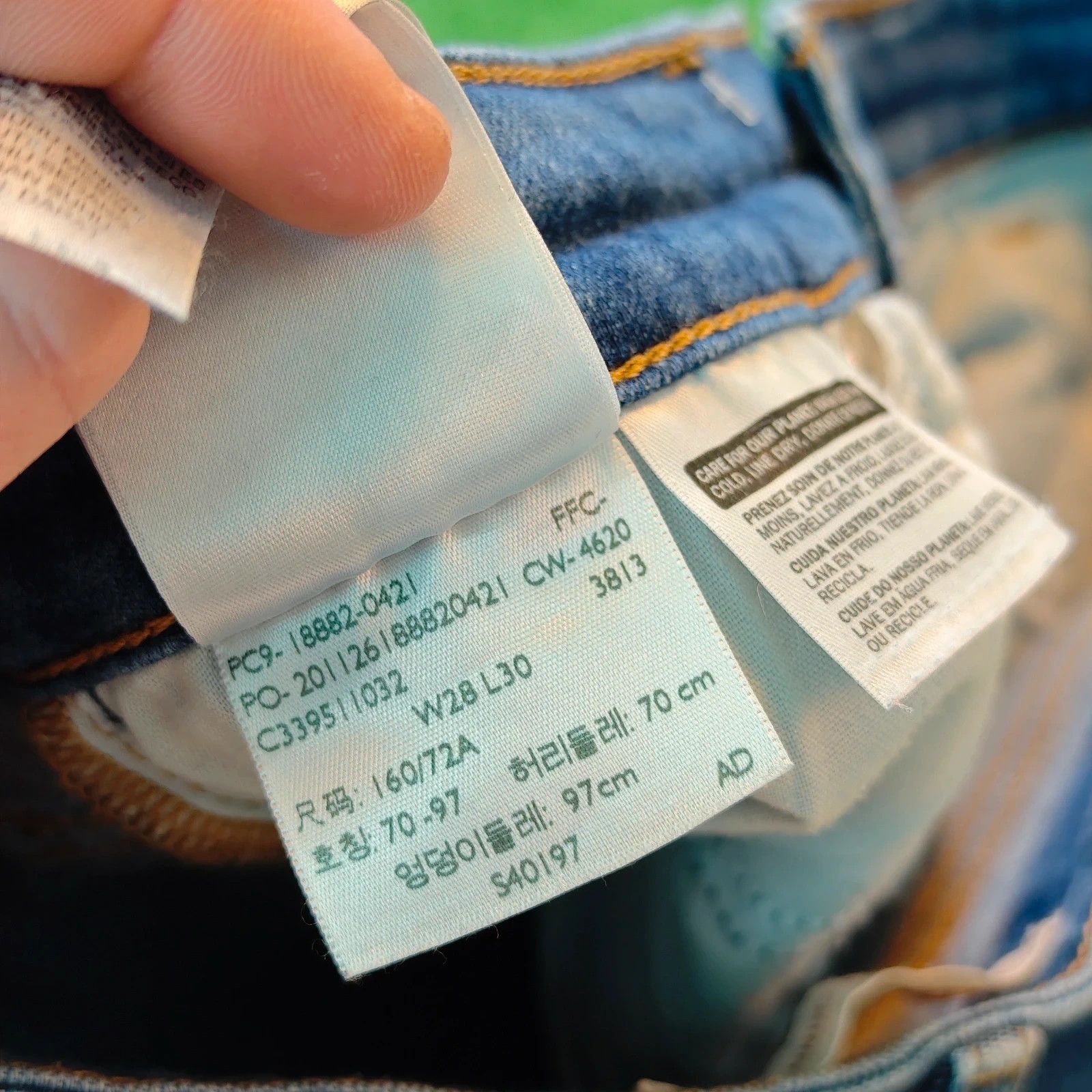 Levi's Levi's 721 Jeans Womens 28 blue high rise skinny denim Size 28" / US 6 / IT 42 - 9 Thumbnail