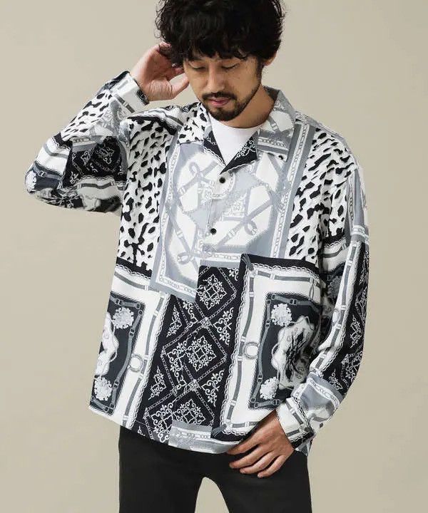Japanese Brand × NANO universe Nano Universe Tokyo Japanese Brand L/S Button Shirt Size US L / EU 52-54 / 3 - 7 Thumbnail