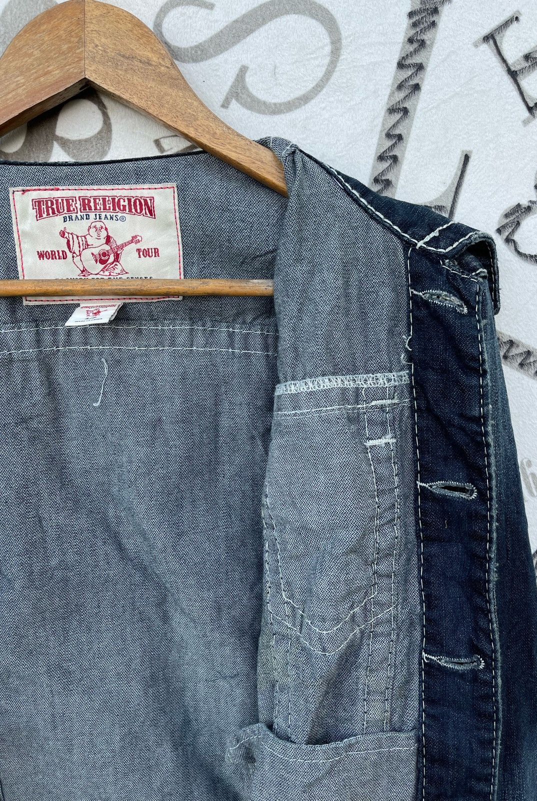 True Religion 🔥True Religion Graffiti Trucker Jacket Size US S / EU 44-46 / 1 - 15 Thumbnail
