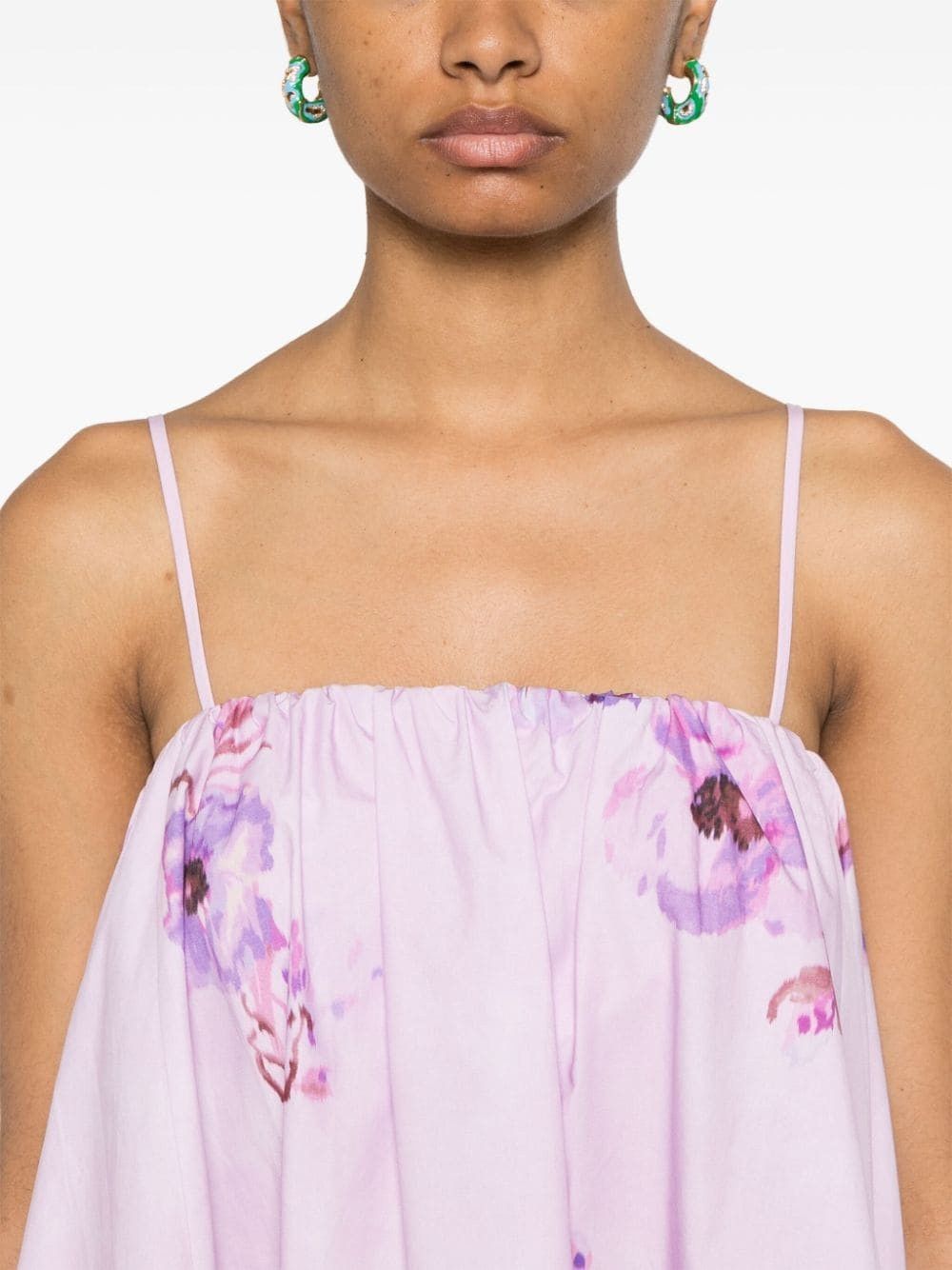 Zimmermann oc11z0525 Lightburst Floral Print Mini Dress in Multicolor Size M / US 6-8 / IT 42-44 - 5 Thumbnail