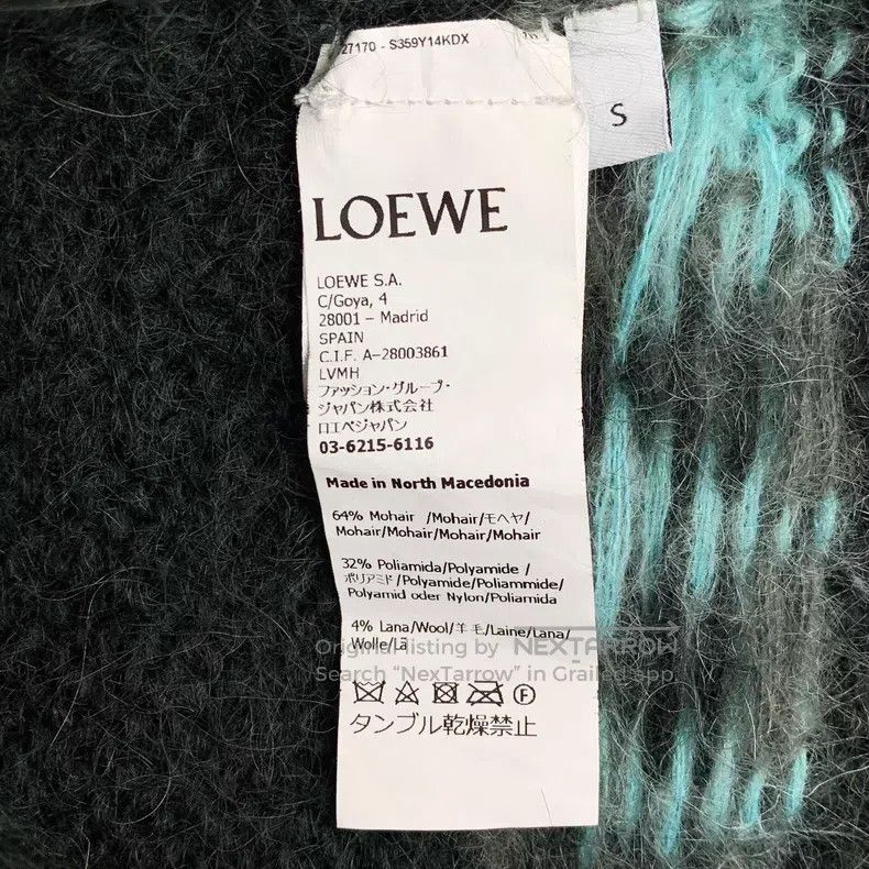 Loewe Loewe Color Blocked Fair Isle Animal Embroidered Mohair Cr Size S / US 4 / IT 40 - 7 Thumbnail