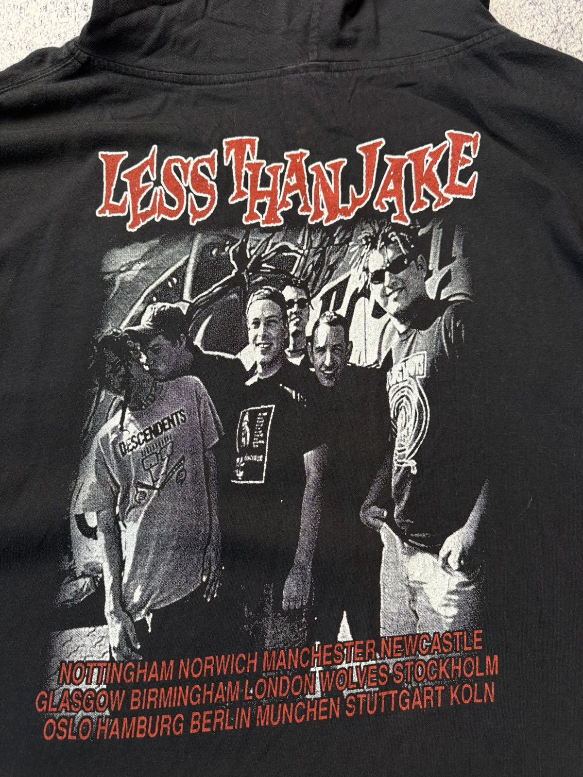Vintage Less Than Jake Vintage Tour Hoodie 90 Ska Punk Band Merch Size US L / EU 52-54 / 3 - 23 Thumbnail