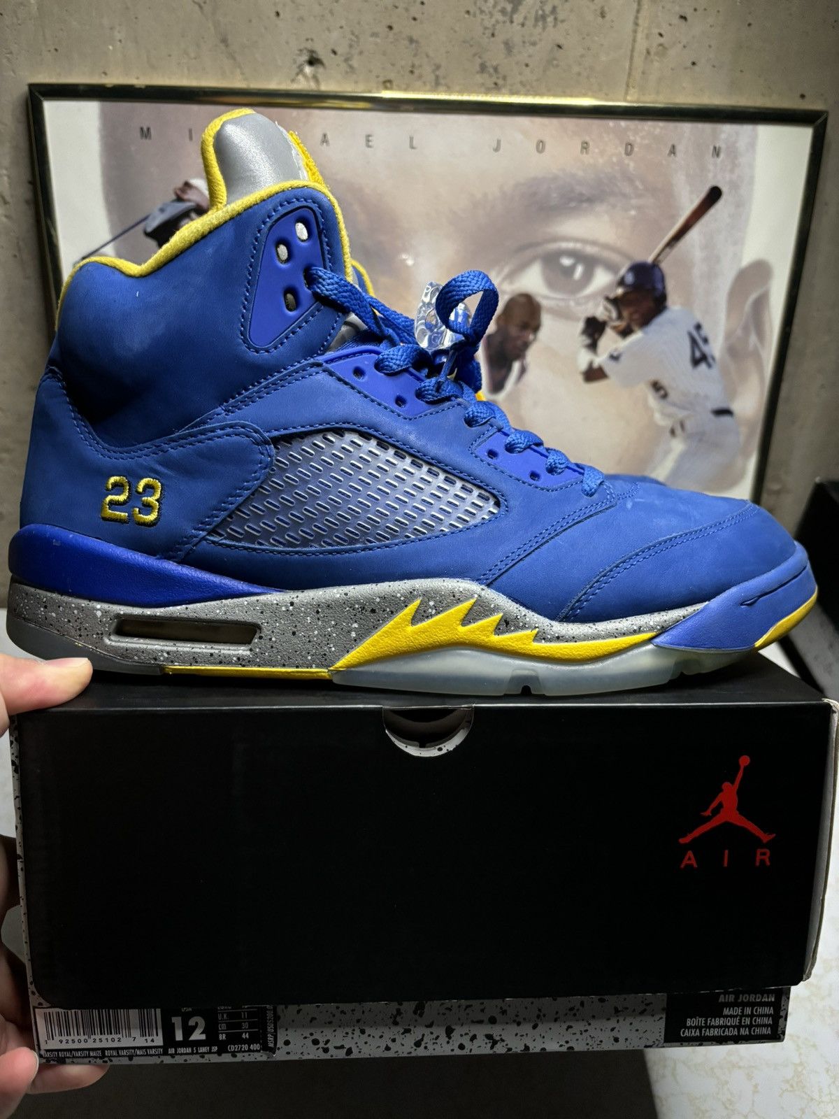 Jordan Brand Jordan Retro 5 ‘Laney’ Size US 12 / EU 45 - 1 Thumbnail