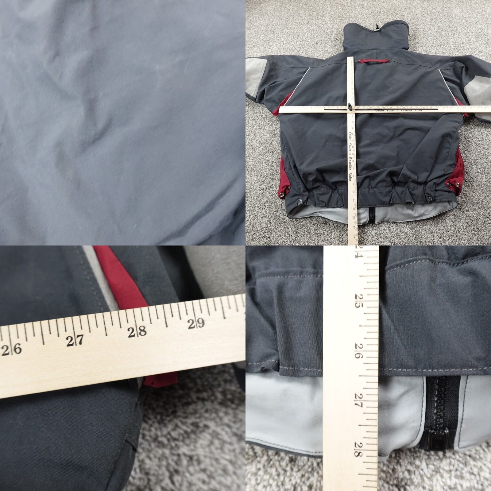 Vintage VTG Goretex Jacket Mens XL Gray Waterproof Zip Windbreaker Outdoor Hiking Coat Size US XL / EU 56 / 4 - 10 Thumbnail