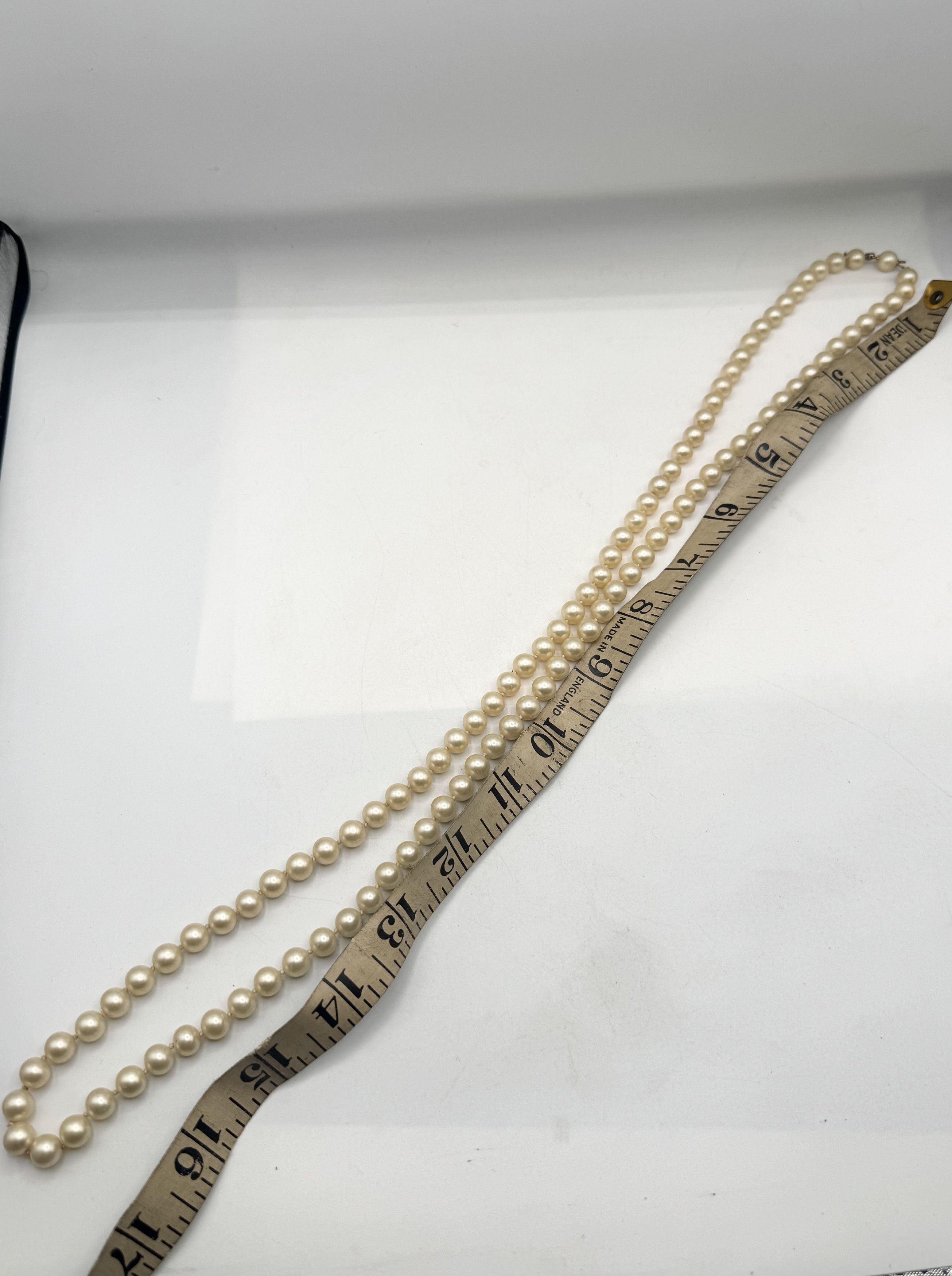 Vintage Vintage long faux pearl beaded necklace Size ONE SIZE - 4 Thumbnail
