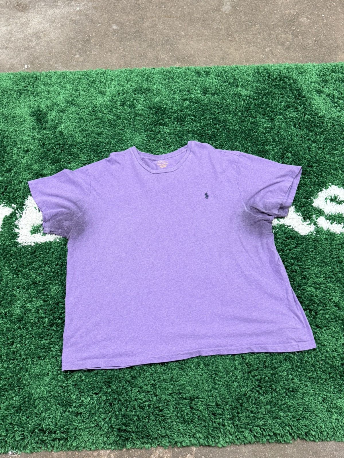 Polo Ralph Lauren Polo Ralph Lauren Purple Logo Tee XXL Big PRL Size US XXL / EU 58 / 5 - 1 Thumbnail