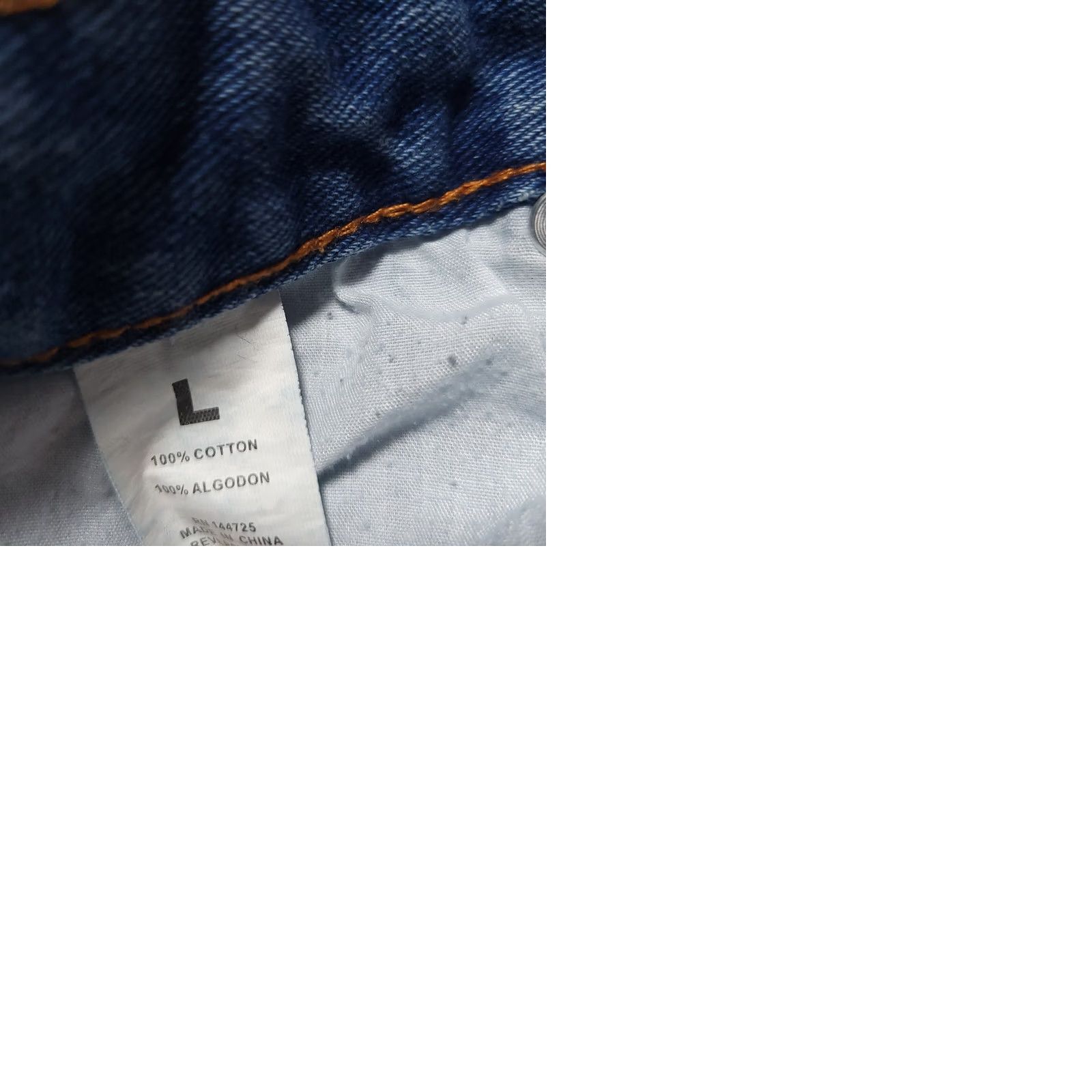 Denime American Bazi Jeans Womens Adult L 32x28.5 Blue Denim Distressed Ripped Tapered Jeans Womens Size 36" / US 14 / IT 50 - 9 Thumbnail