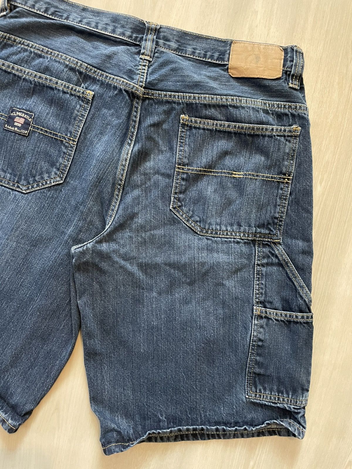 U.S. Polo Assn. Vintage US Polo Assn Shorts Size 36 Skater Baggy Wide Leg Size US 36 / EU 52 - 3 Thumbnail