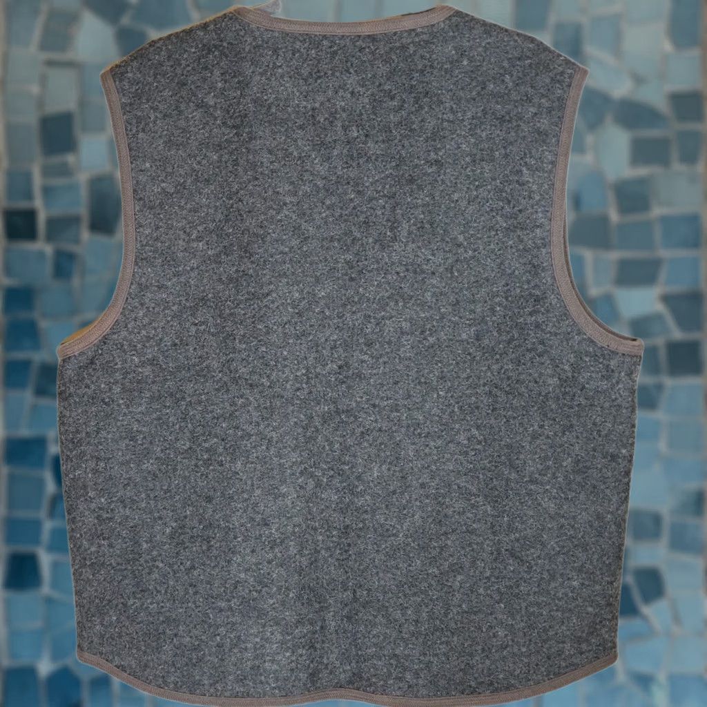 The Territory Ahead The Territory Ahead Wool Blend Full Zip Vest Charcoal Gray Lined Men XL Size US XL / EU 56 / 4 - 1 Thumbnail