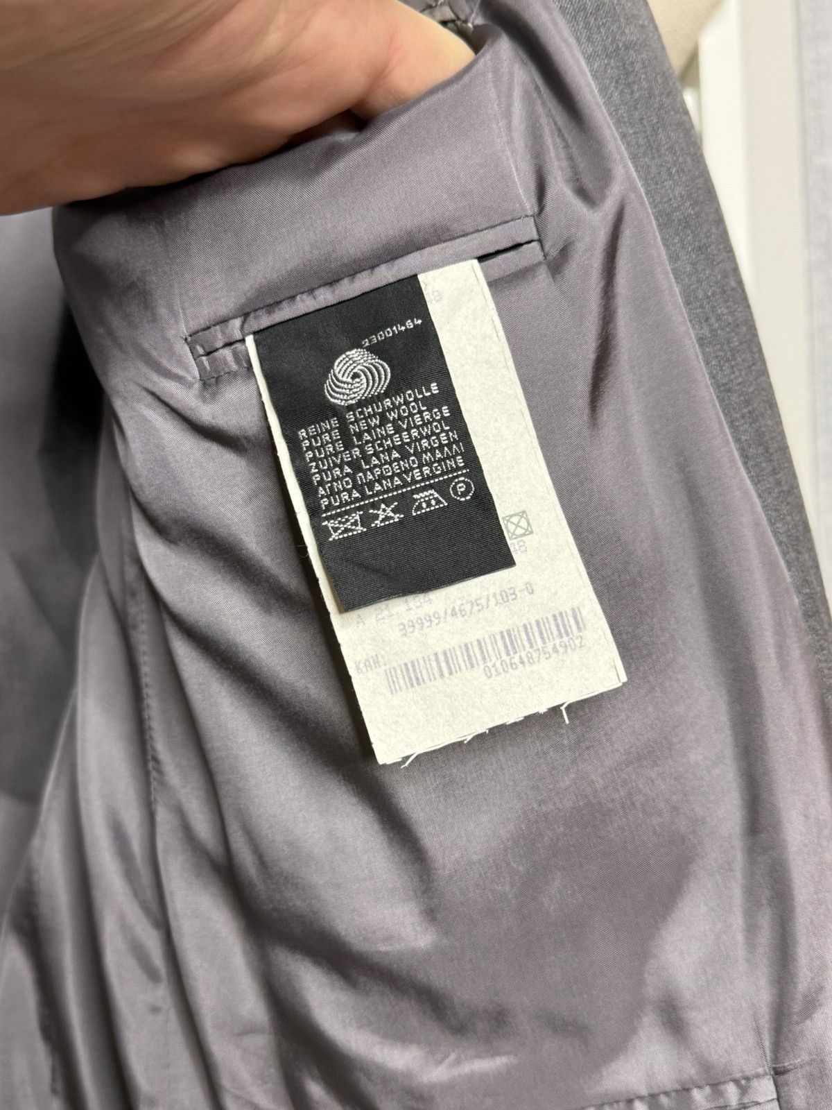 Yves Saint Laurent Yves Saint Laurent Vintage Gray wool mens blazer size 48 Size 48R - 15 Thumbnail