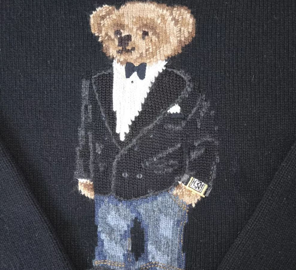 Polo Ralph Lauren Polo Ralph Lauren Wool/Cashmere Tuxedo Bear Sweater XXL Size US XXL / EU 58 / 5 - 4 Thumbnail