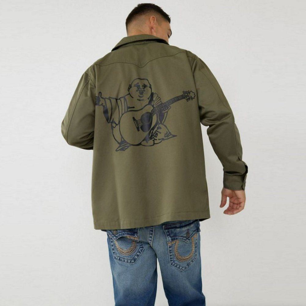 True Religion NWT New $199 True Religion BUDDHA MILITARY JACKET Size S Size US S / EU 44-46 / 1 - 2 Thumbnail