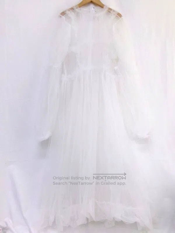 Comme des Garcons Comme Des Garcons White Retro Lace Design Dress Size M / US 6-8 / IT 42-44 - 1 Thumbnail