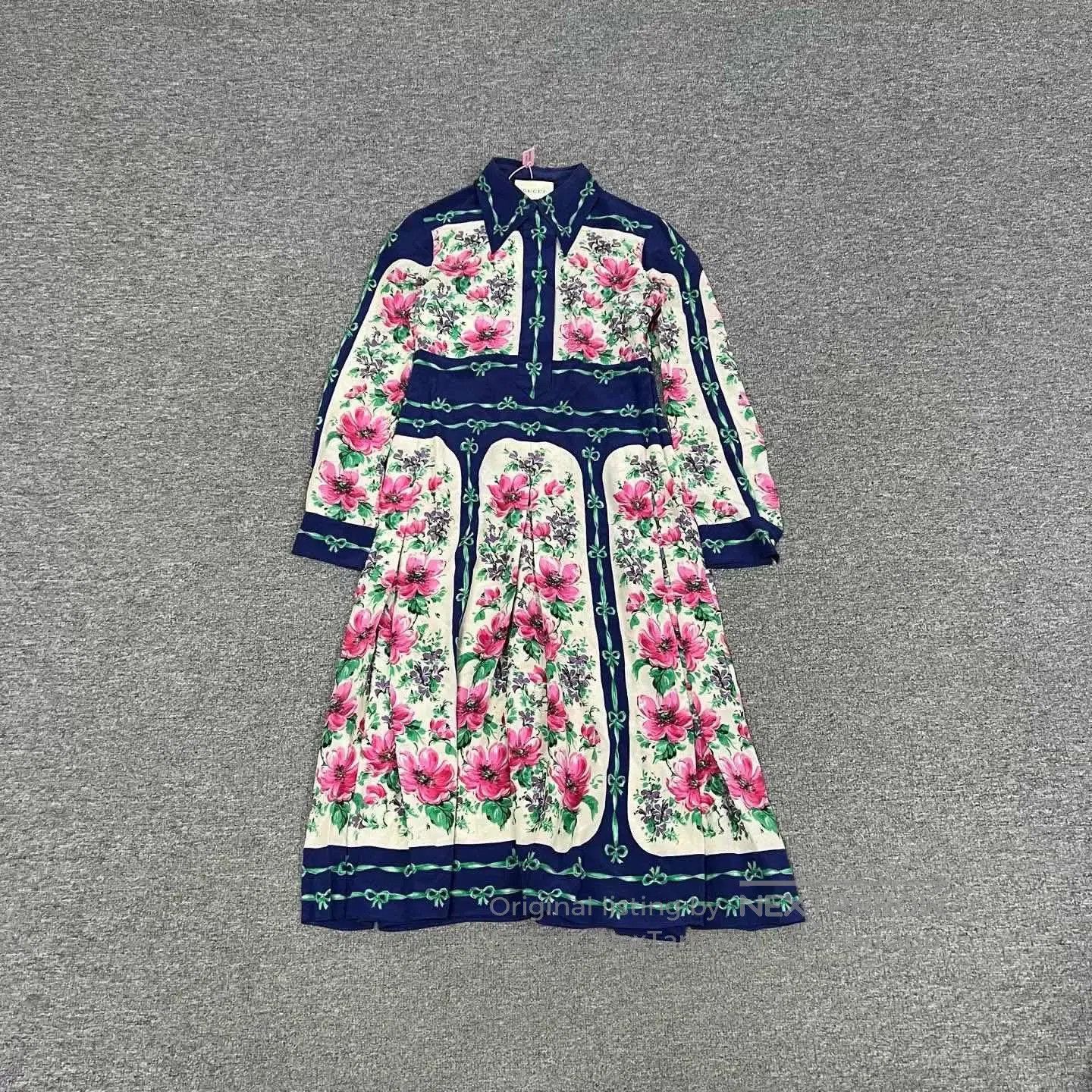Gucci Gucci Silk Floral Long. Size S / US 4 / IT 40 - 2 Thumbnail