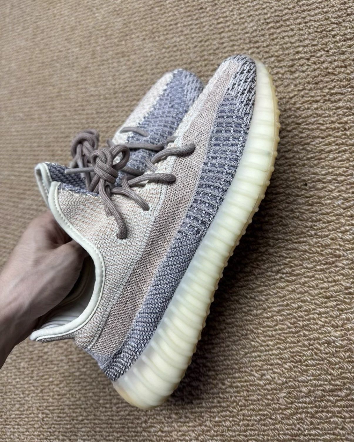 Adidas Adidas Yeezy 350 V2 Ash Pearl, Style Code GY7658 K37 Size US 9.5 / EU 42-43 - 6 Thumbnail