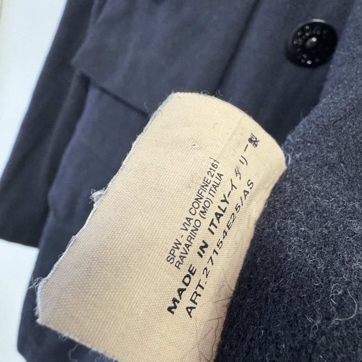 Stone Island STONE ISLAND AW1997 Green Edge Badge Safari Wool Coat Jacket Size US M / EU 48-50 / 2 - 8 Thumbnail