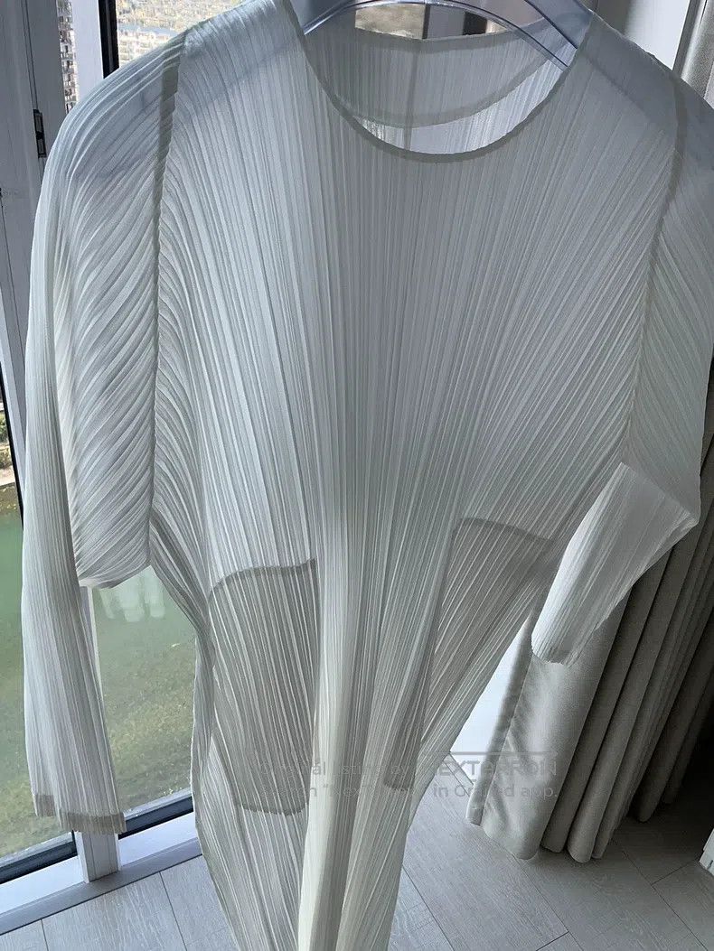 Issey Miyake Issey Miyake White Dress Size XL / US 12-14 / IT 48-50 - 2 Thumbnail