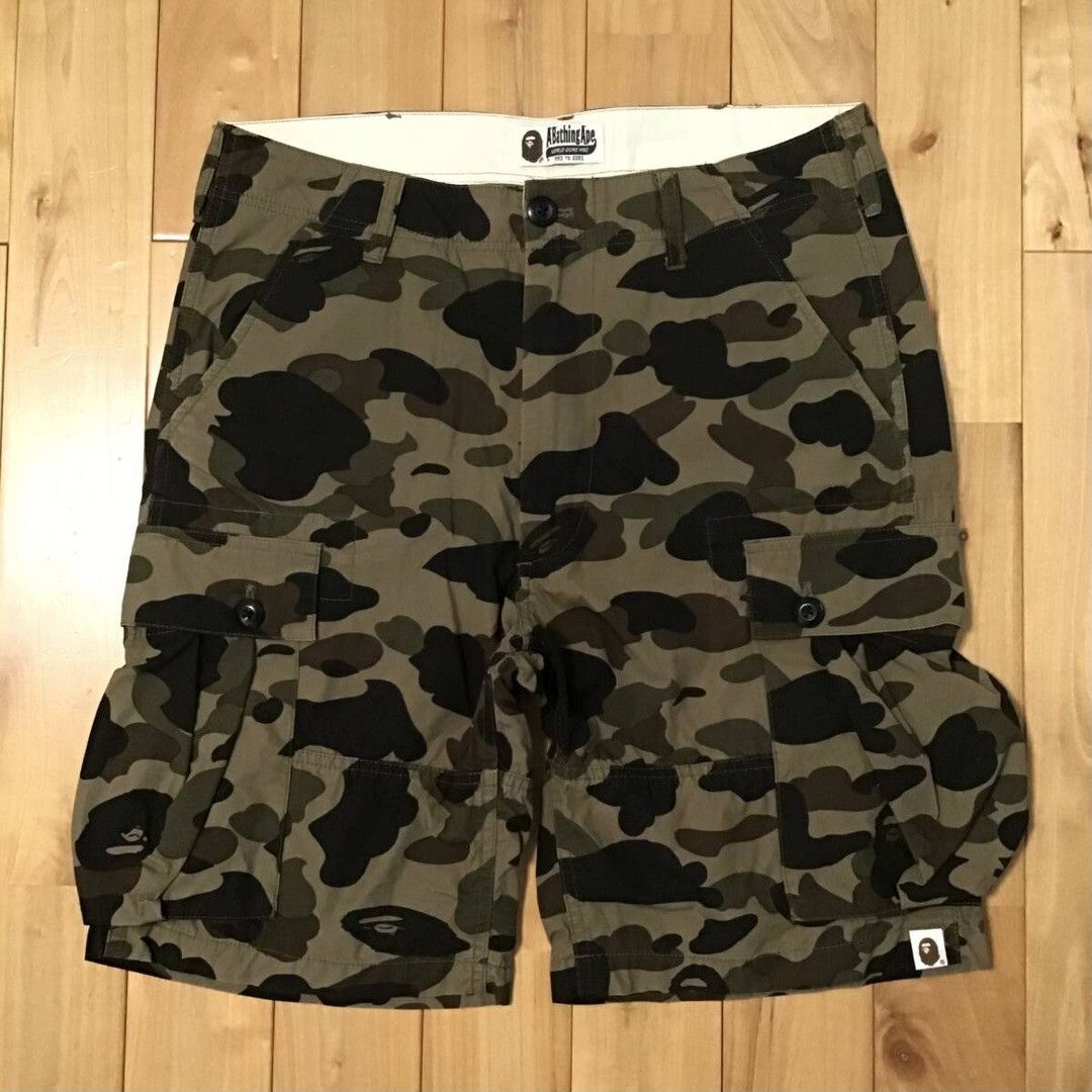 Bape BAPE Cargo shorts 1st camo green a bathing ape NIGO ★size M Size US 32 / EU 48 - 1 Thumbnail