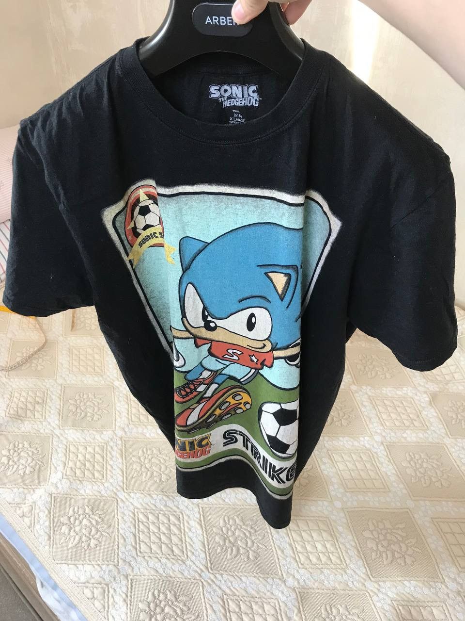 Microsoft 🔥 Sonic Hedgehog Vintage Sega Game T Shirt Movie Playstation Size US XL / EU 56 / 4 - 4 Thumbnail