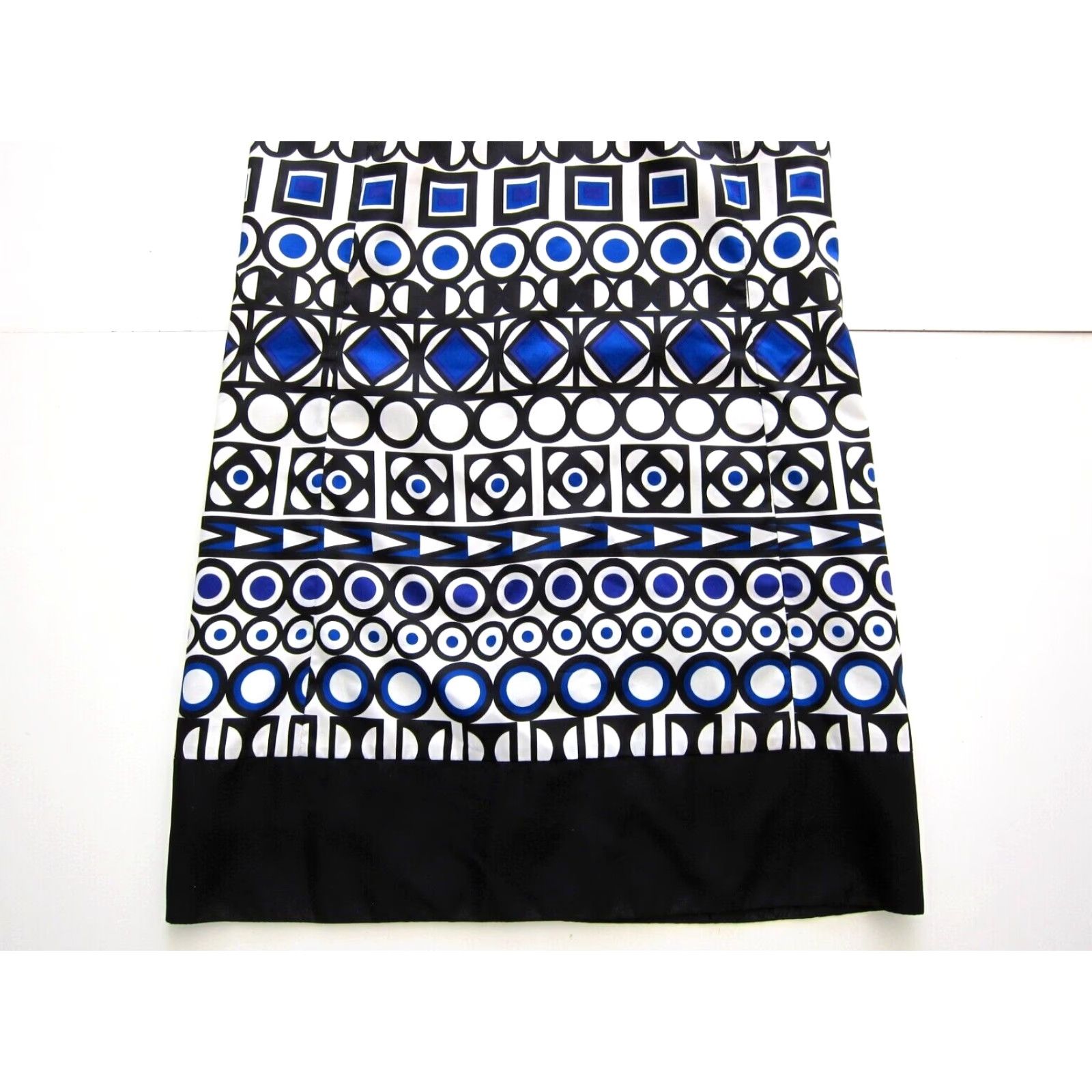 Vintage Mark. Black Blue White Purple Geometric Sleeveless Sheath Shift Tunic Dress L Womens Size L / US 10 / IT 46 - 8 Thumbnail