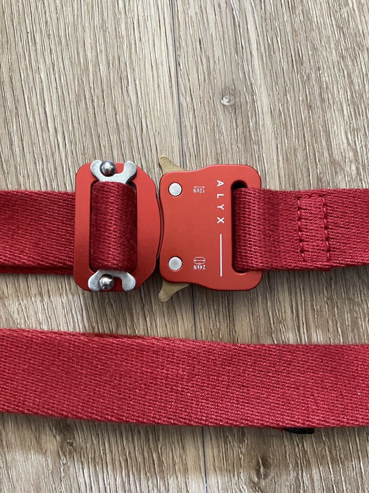 image of 1017 Alyx 9Sm 1017 Alyx Red Rollercoaster Belt, Men's