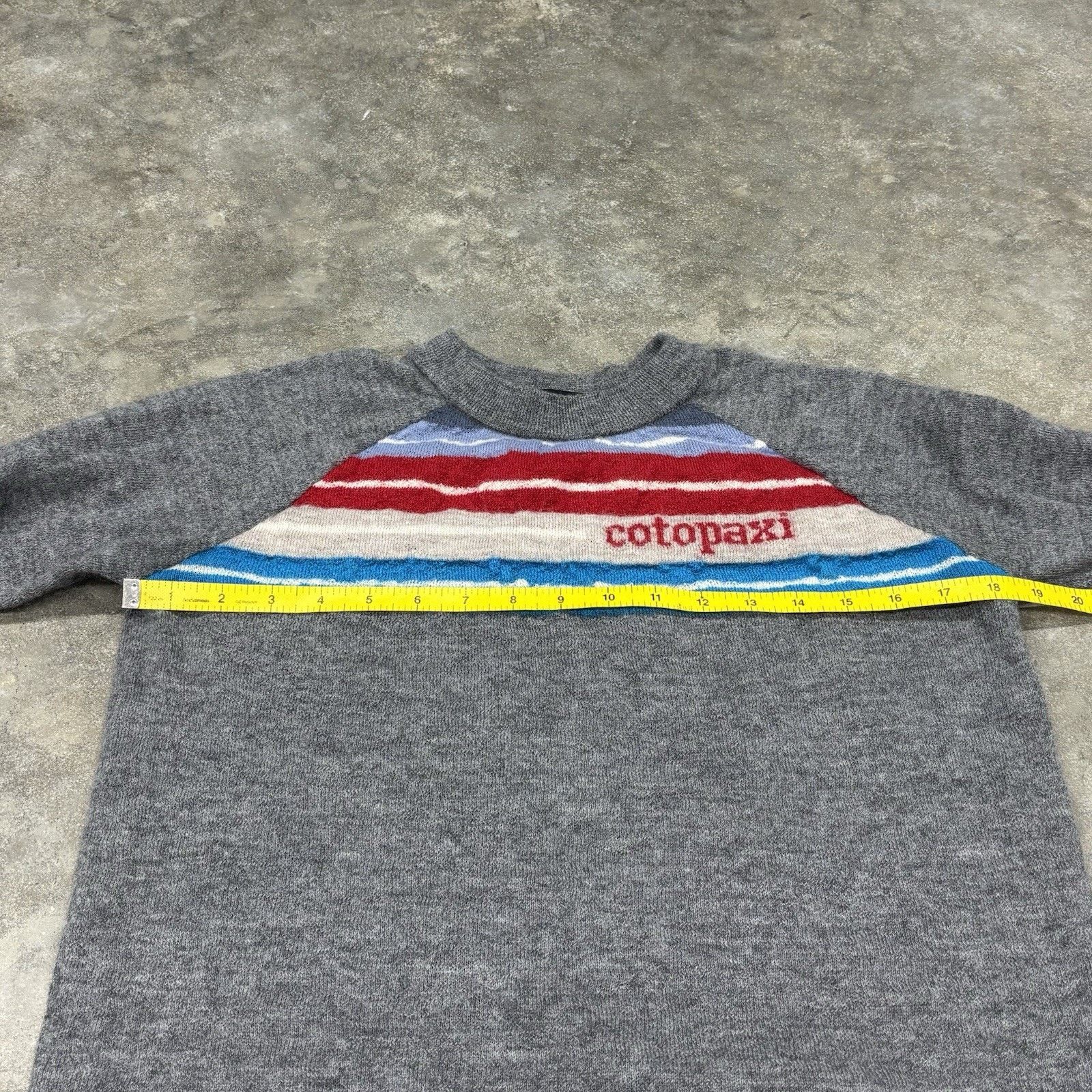 Cotopaxi Cotopaxi Libre Llama Unisex Sweater Gray Red White Blue Size M / US 6-8 / IT 42-44 - 9 Thumbnail