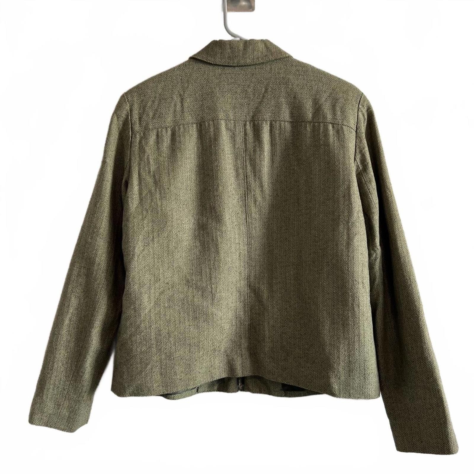 Other Vintage 90s Vintage Tweed Box Crop Jacket Size M / US 6-8 / IT 42-44 - 2 Thumbnail