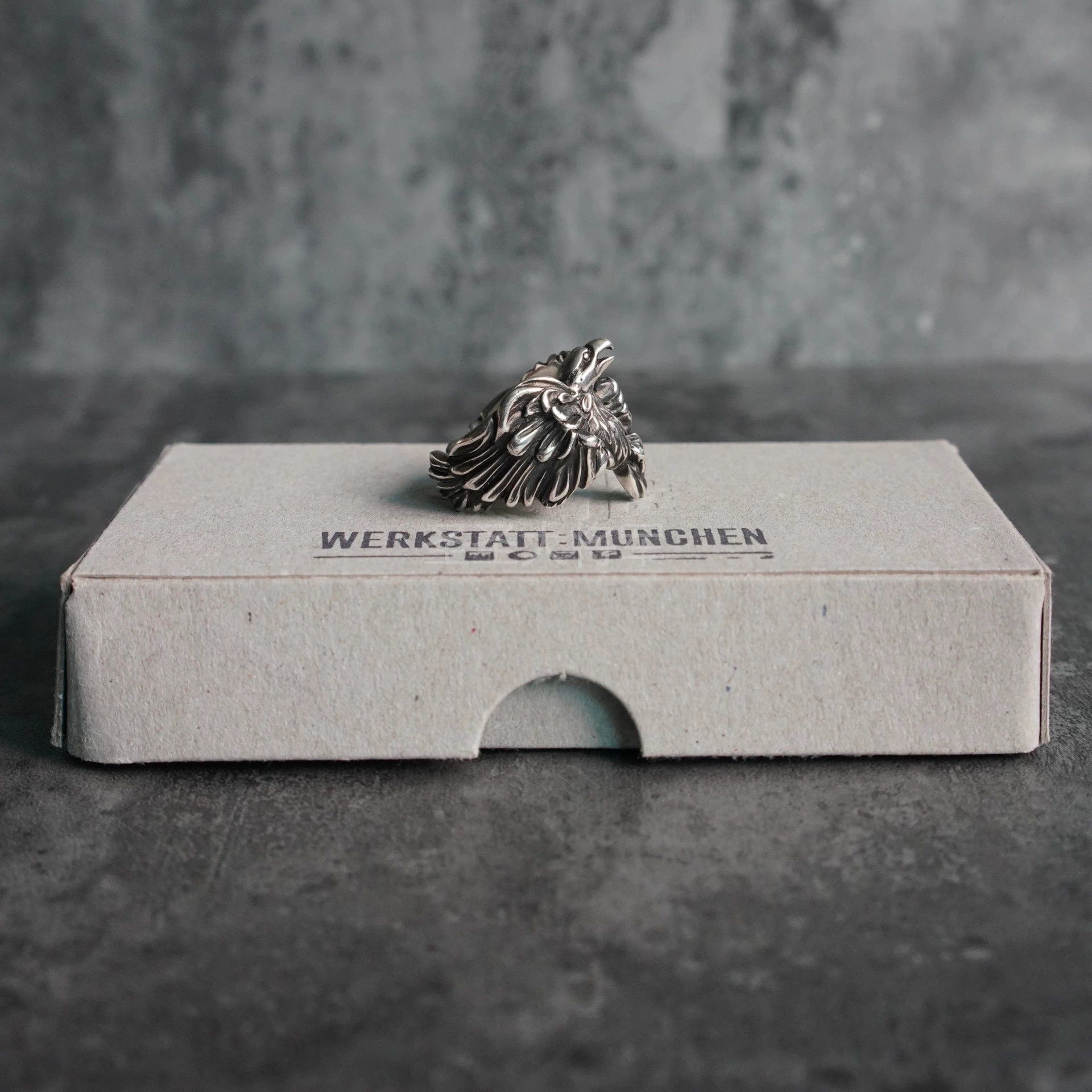 Werkstatt Munchen Werkstatt Munchen Discontinued Eagle Ring Size S New Size ONE SIZE - 5 Thumbnail