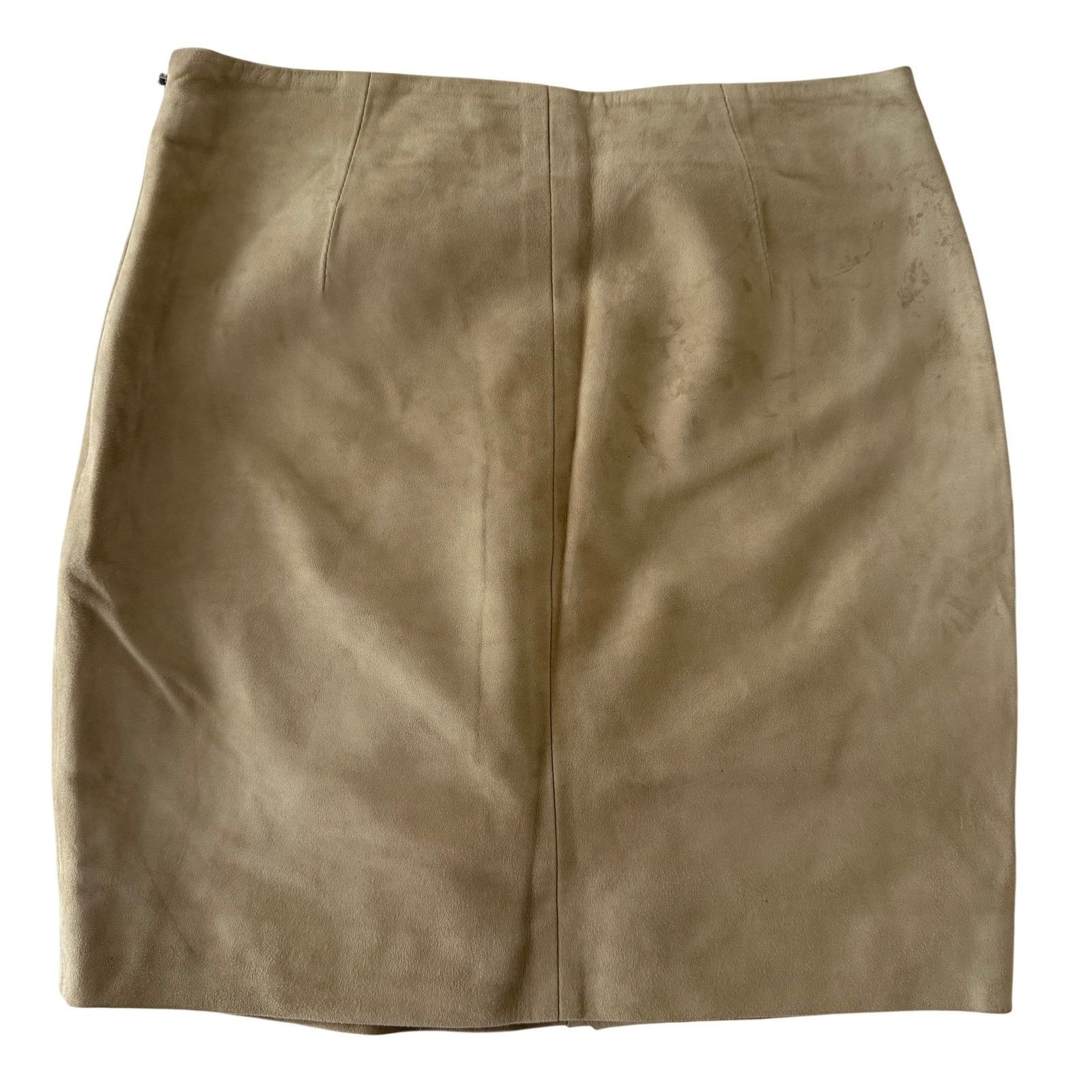 Iro IRO Paris Cerry Front Ruffle Mini Skirt NWT Khaki Sz 34 US 2 Size 27" / US 4 / IT 40 - 7 Thumbnail