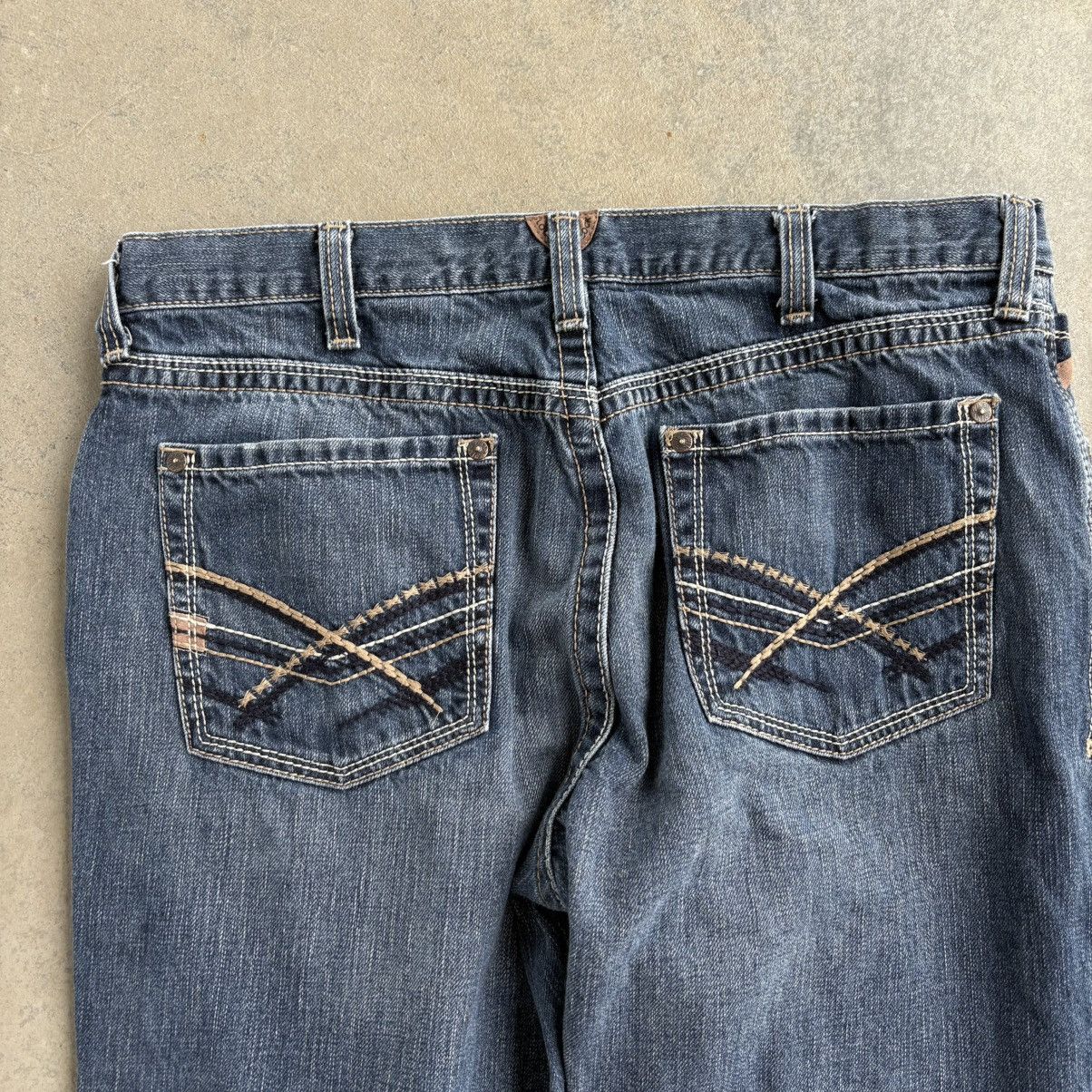 Ariat × Rock Revival Crazy Ariat Boot Cut 38x36 Baggy Denim Jeans Work Pants Size US 38 / EU 54 - 7 Thumbnail