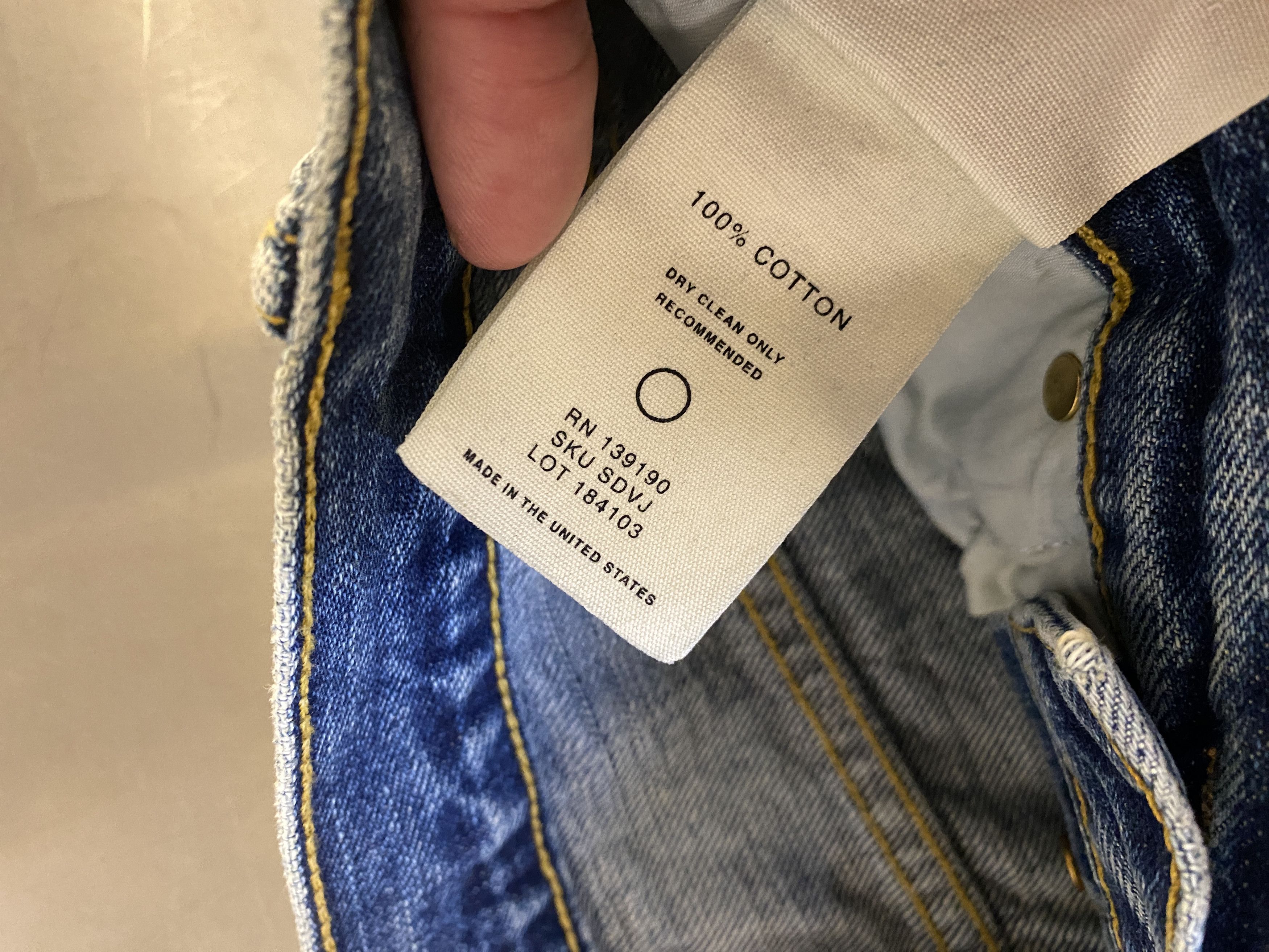 Fear of God NWOT FEAR OF GOD INDIGO DISTRESSED DENIM JEANS Size US 28 / EU 44 - 4 Thumbnail