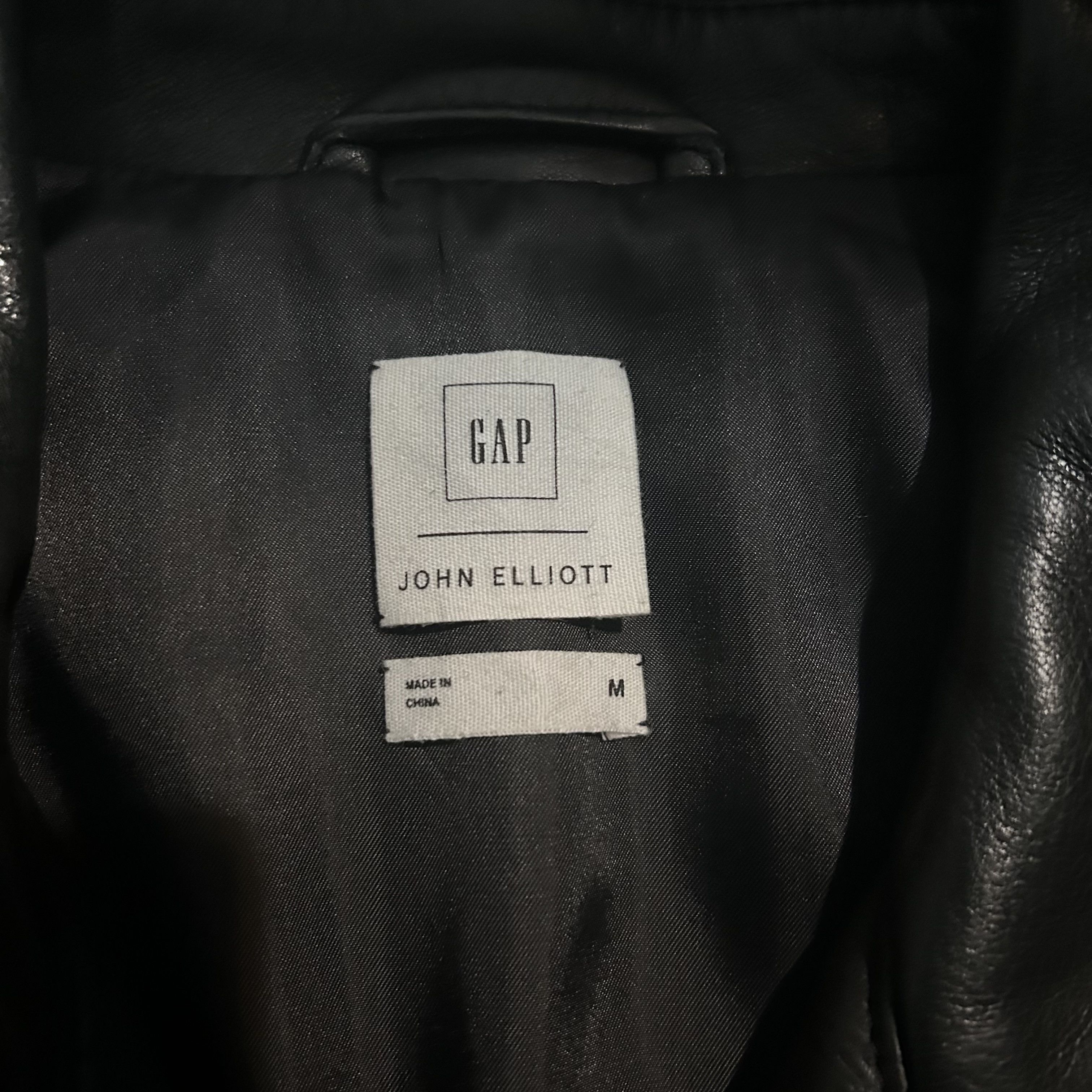 Gap × John Elliott GAP X JOHN ELLIOT LEATHER JACKET Size US M / EU 48-50 / 2 - 4 Thumbnail
